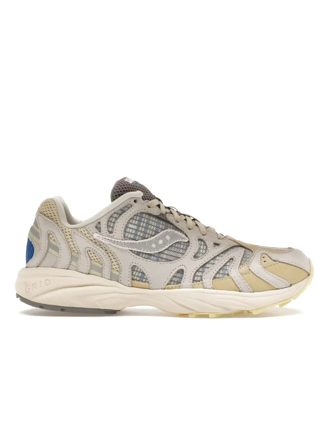 Мужские кроссовки Lifestyle Saucony Grid Azura 2000 — изображение 1 из 4, серый/синий