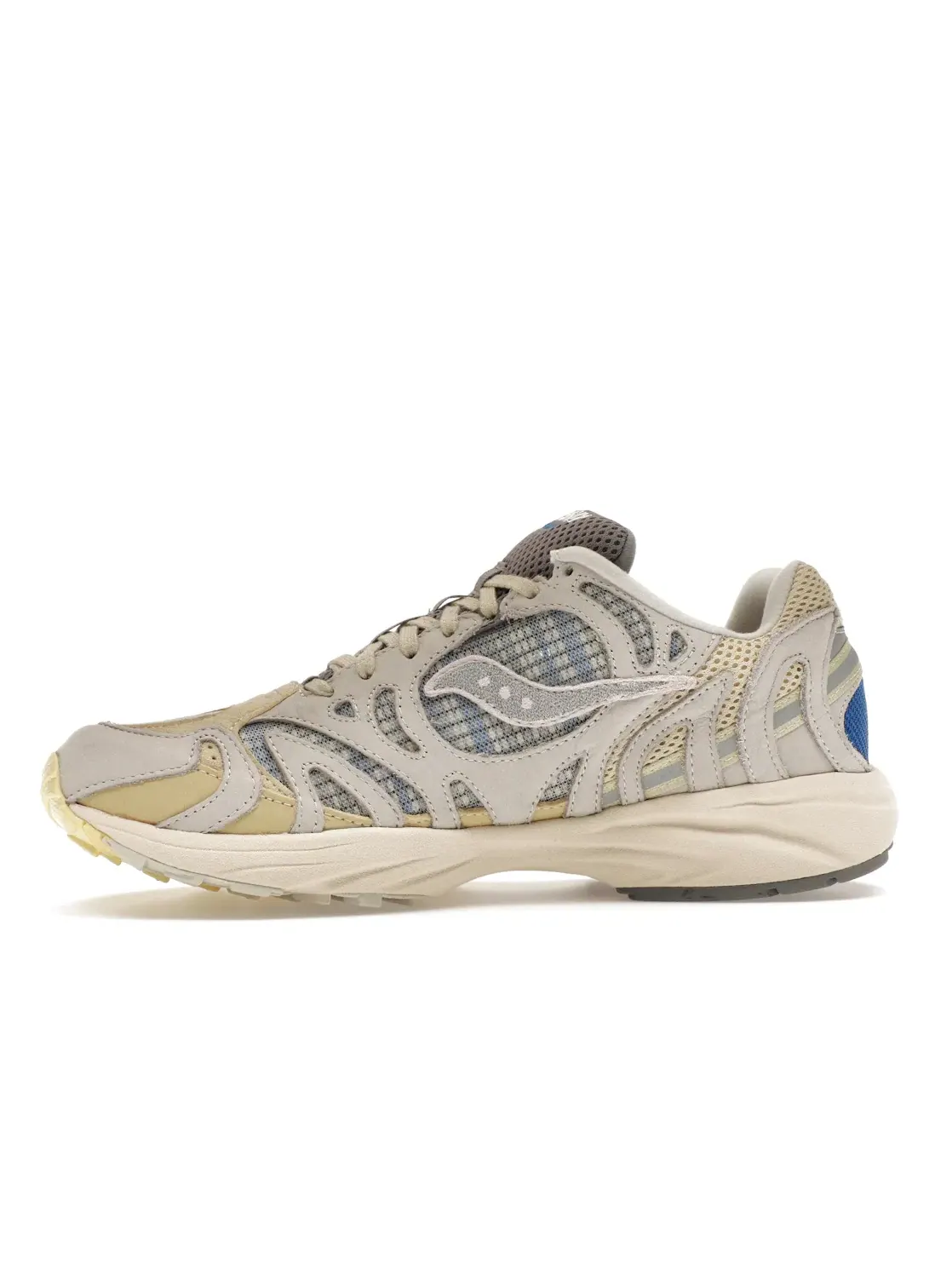 Мужские кроссовки Lifestyle Saucony Grid Azura 2000 — изображение 3 из 4, серый/синий