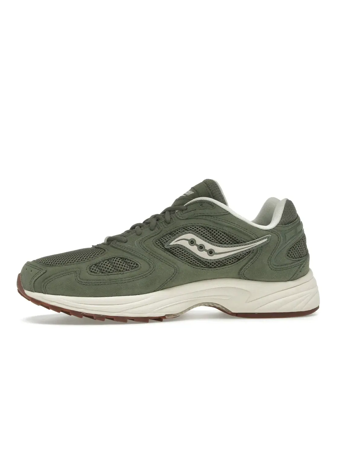 Мужские кроссовки для повседневной носки Saucony Grid Jazz 9 — изображение 3 из 4, оливковый белый