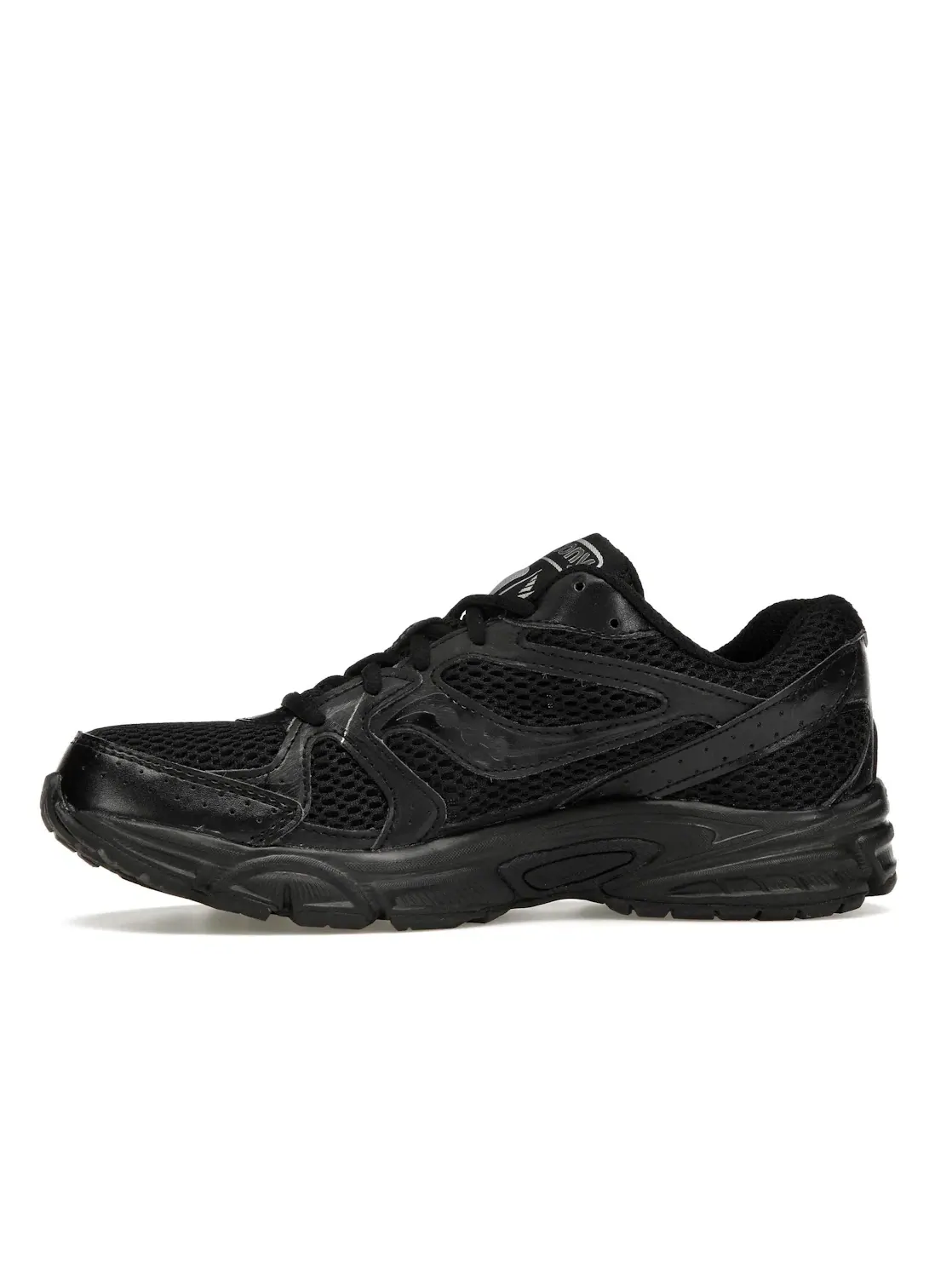 Мужские кроссовки ретро-беговые Saucony Grid Ride Millennium — изображение 3 из 4, черный