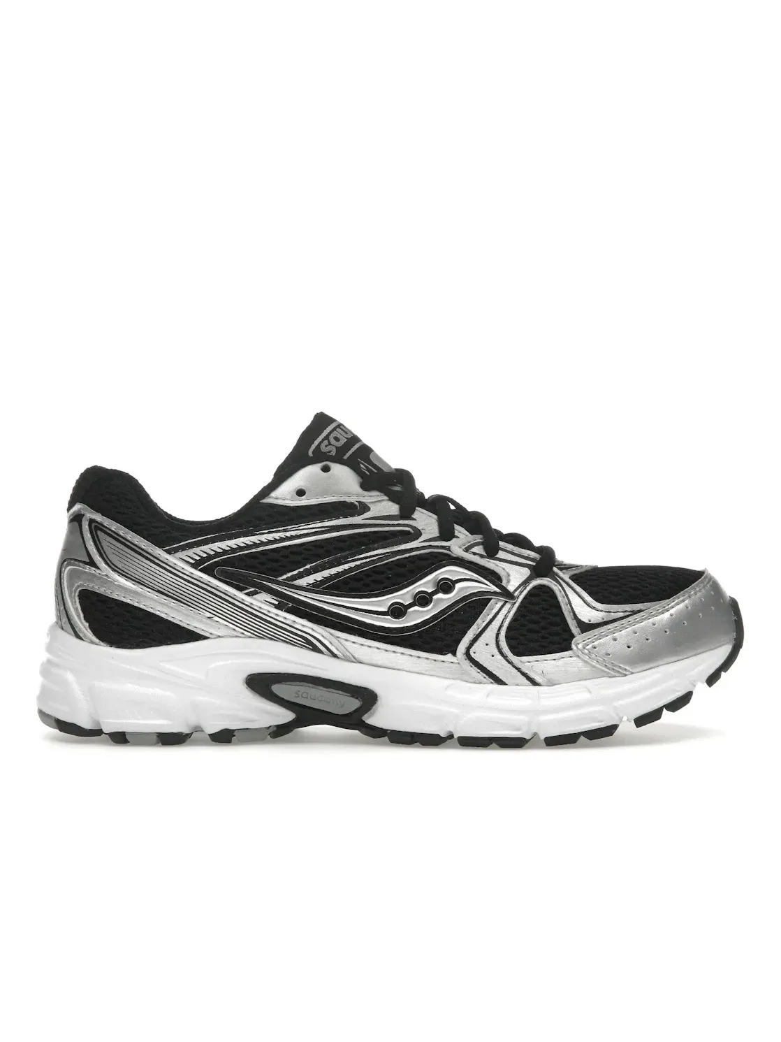 Женские кроссовки Lifestyle Saucony Grid Ride Millennium — изображение 1 из 4, черный/серебристый