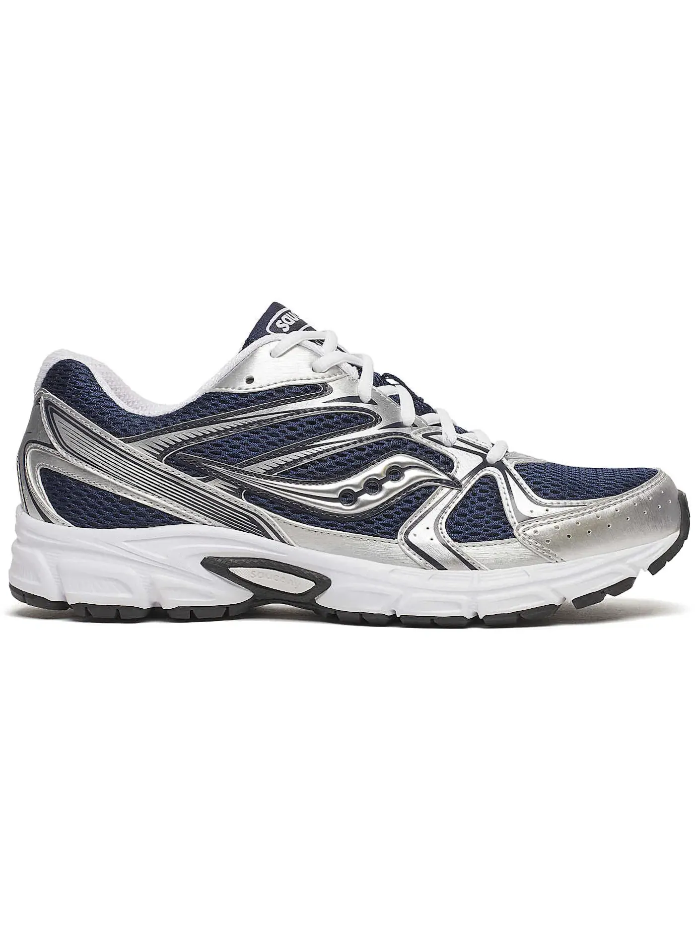 Мужские кроссовки Lifestyle Saucony Grid Ride Millennium — изображение 1 из 1, темно-синий/серебристый