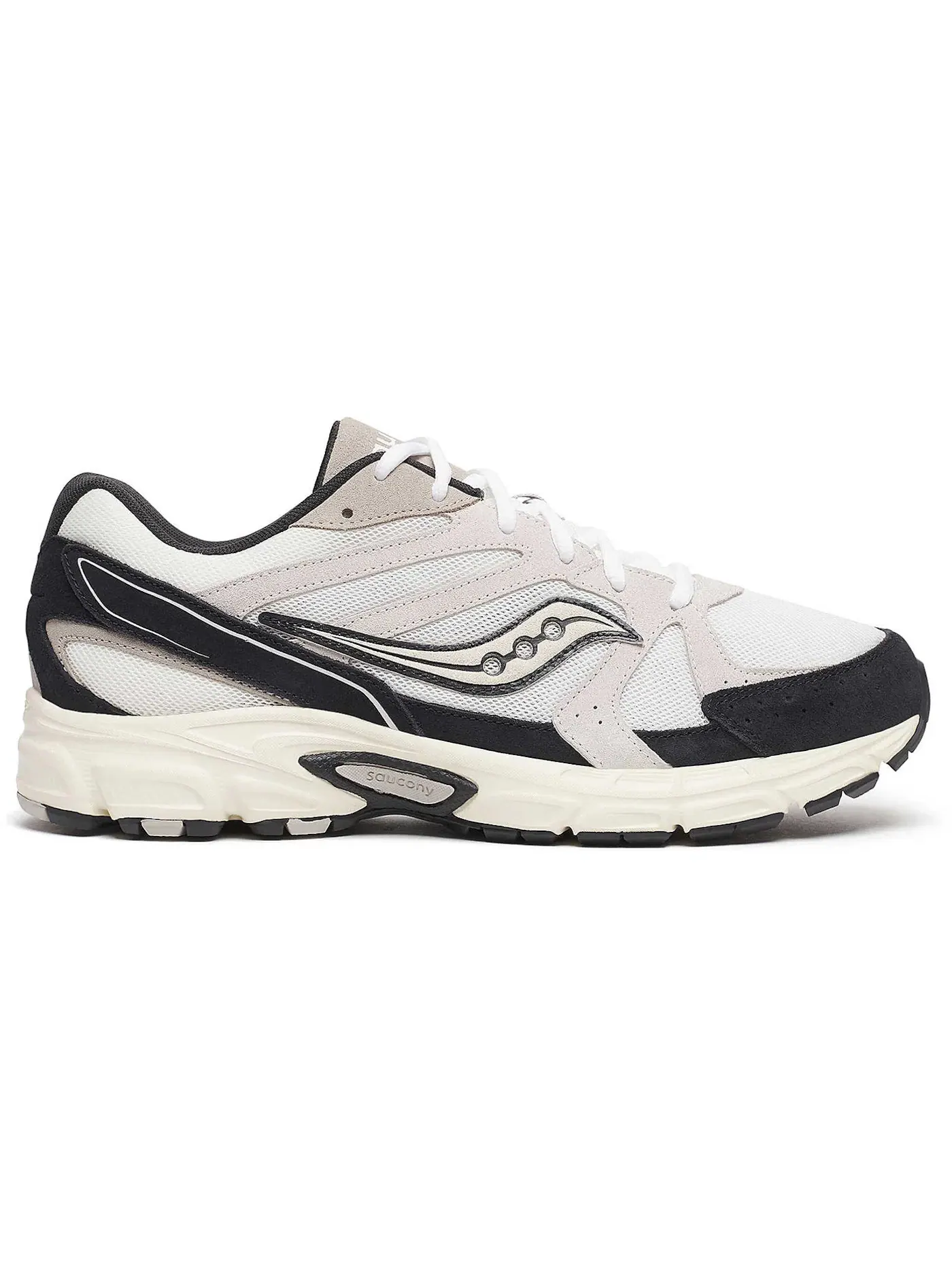 Мужские кроссовки Lifestyle Saucony Grid Ride Millennium — изображение 1 из 1, белый черный
