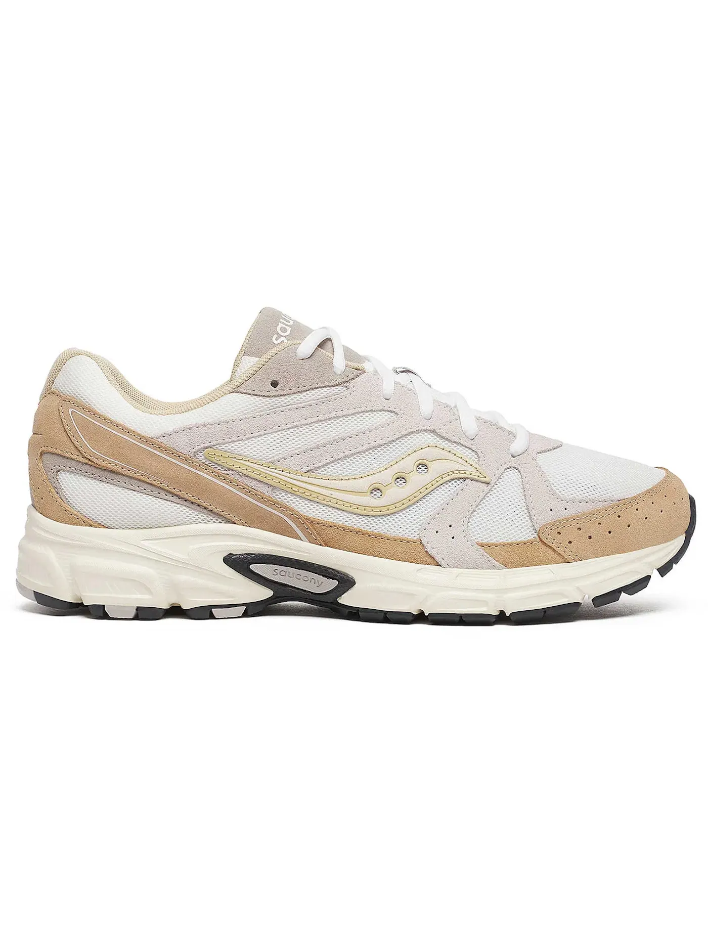Мужские кроссовки Lifestyle Grid Ride Millennium Saucony — изображение 1 из 1, белый песочный