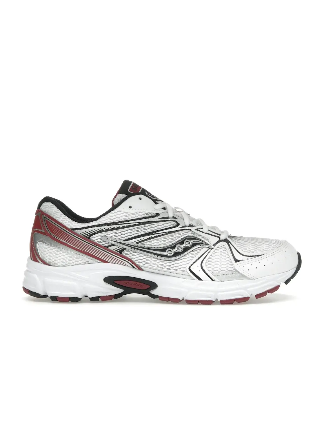 Мужские кроссовки Lifestyle Saucony Grid Ride Millennium — изображение 1 из 4, белый/красный