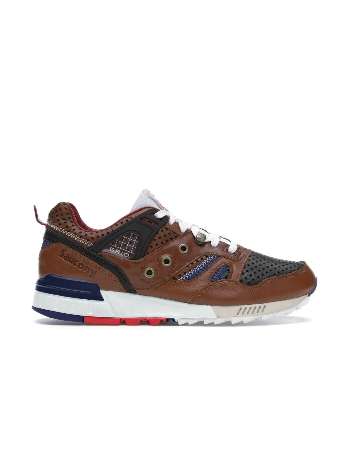 Мужские кроссовки Lifestyle Saucony Grid SD — изображение 1 из 4, коричневый темно-синий
