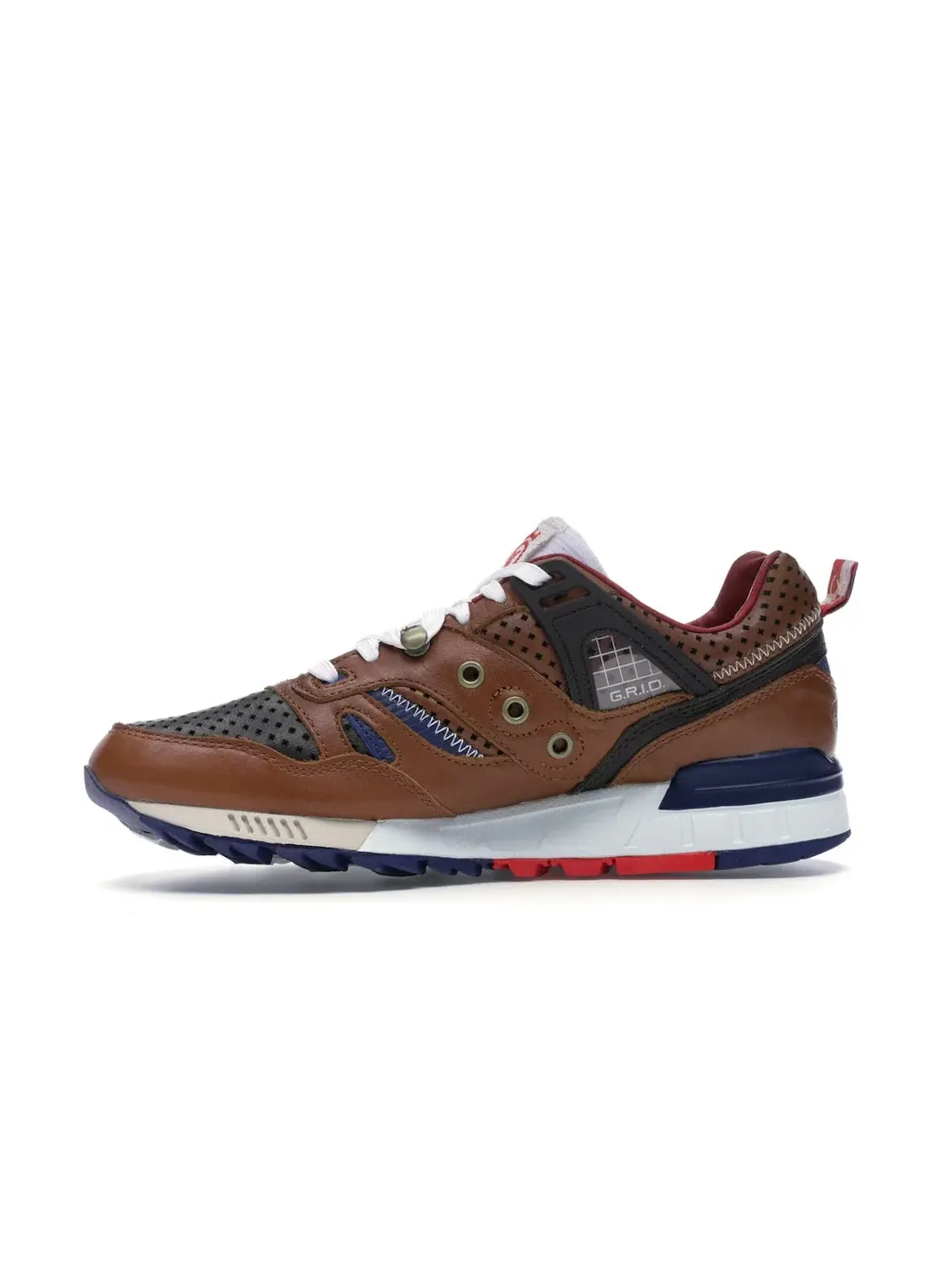 Мужские кроссовки Lifestyle Saucony Grid SD — изображение 3 из 4, коричневый темно-синий