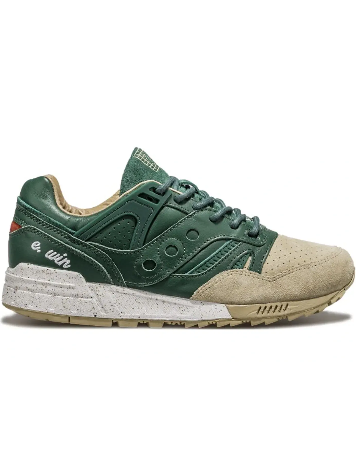 Мужские кроссовки Lifestyle Saucony Grid SD — изображение 1 из 1, зеленый/бежевый