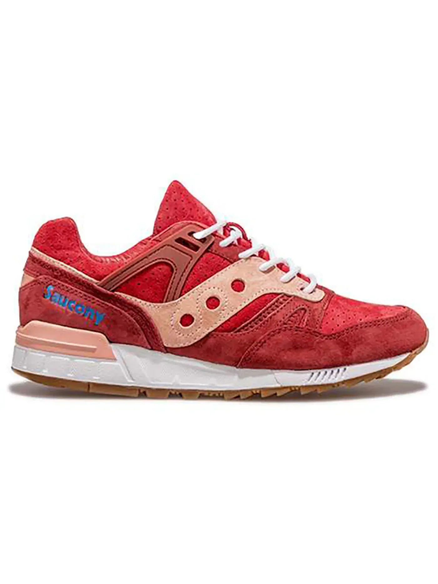 Мужские кроссовки Lifestyle Saucony Grid SD — изображение 1 из 1, красный/-белый
