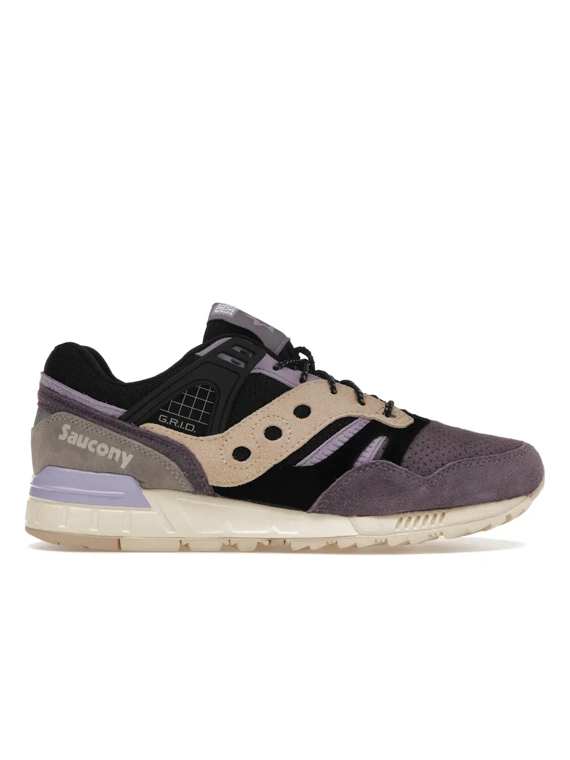 Мужские кроссовки Lifestyle Saucony Grid SD — изображение 1 из 4, черный/фиолетовый-серый