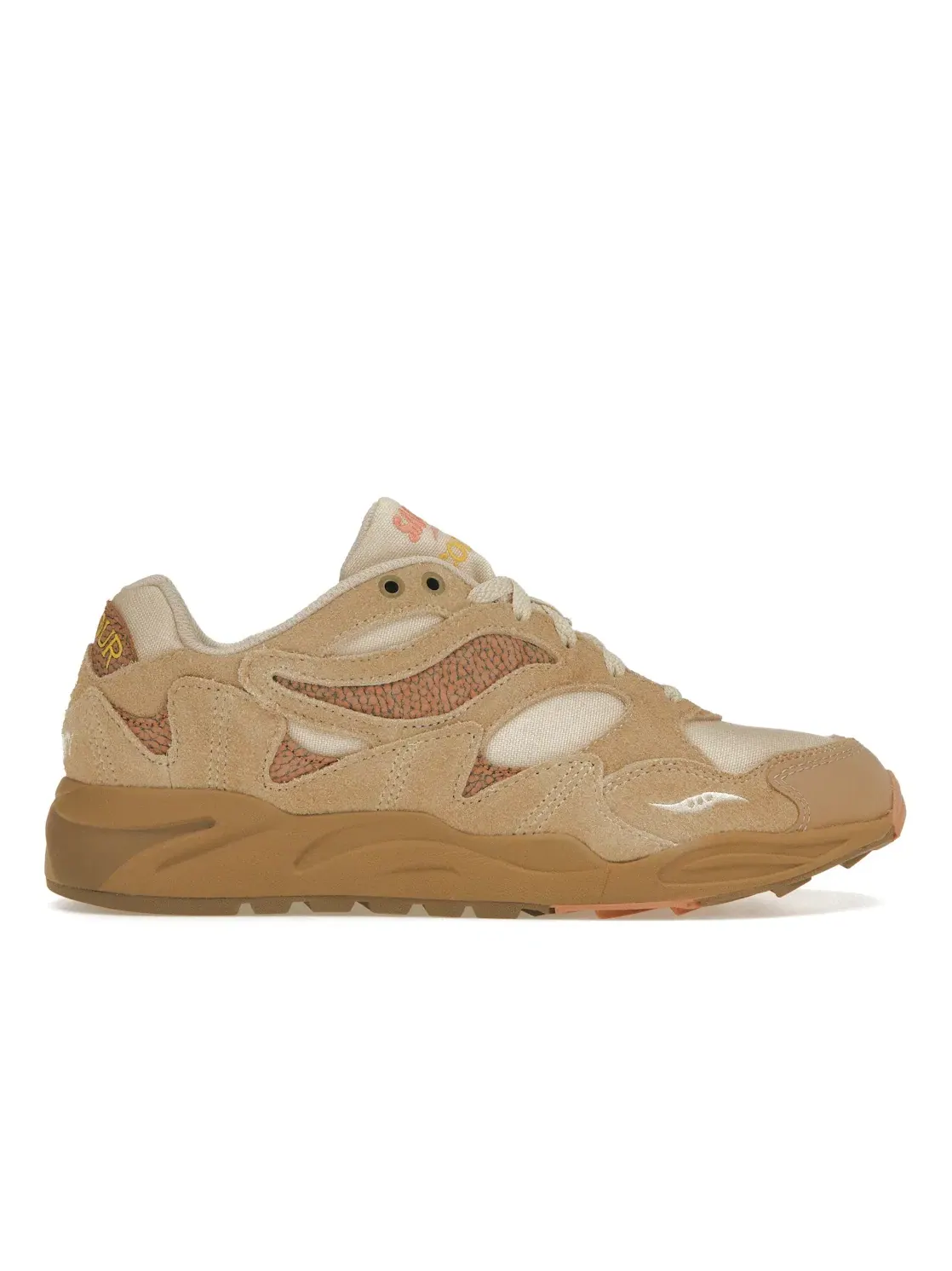 Мужские кроссовки Lifestyle Saucony Grid Shadow 2 — изображение 1 из 4, коричневый