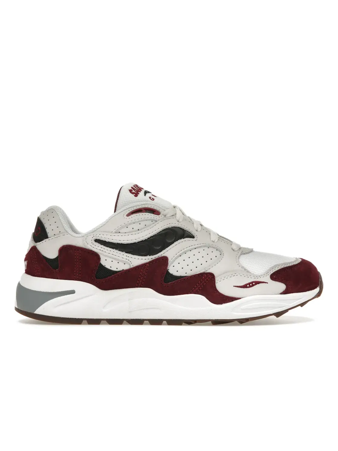 Мужские кроссовки Lifestyle Saucony Grid Shadow 2 — изображение 1 из 4, кремовый красный