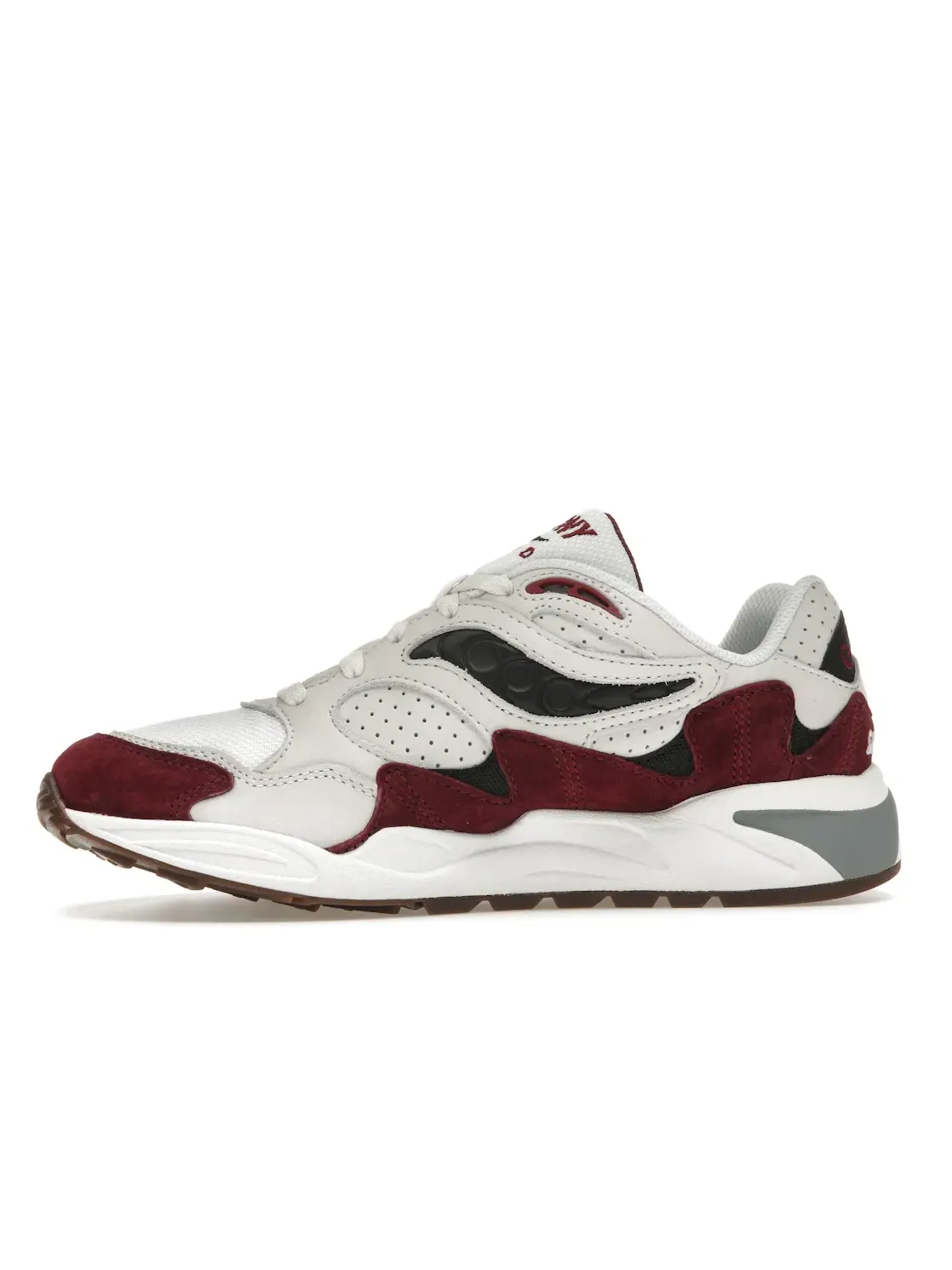 Мужские кроссовки Lifestyle Saucony Grid Shadow 2 — изображение 3 из 4, кремовый красный