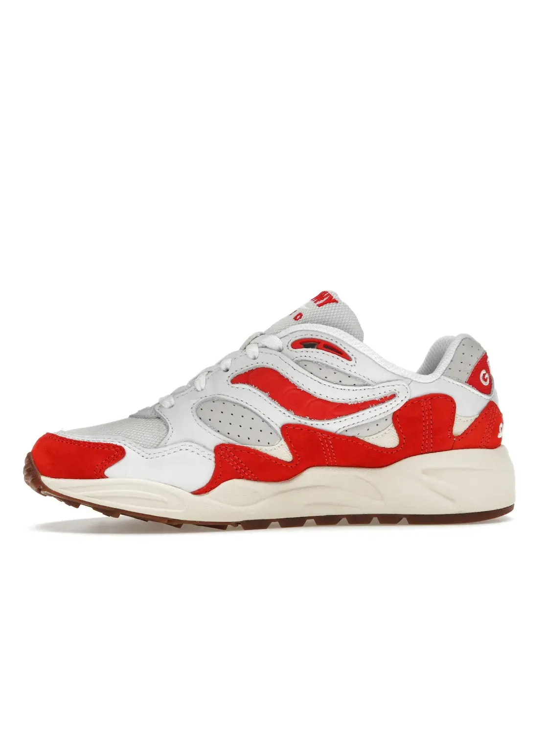 Мужские кроссовки Lifestyle Saucony Grid Shadow 2 — изображение 3 из 4, белый/красный