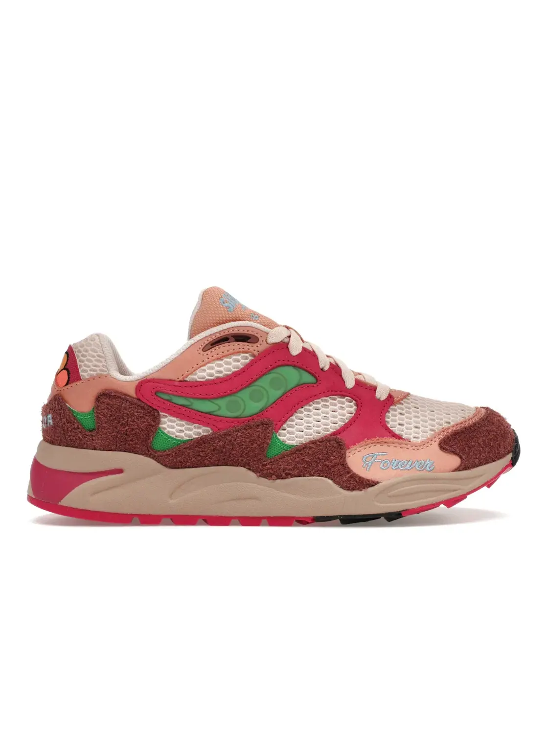 Мужские кроссовки с принтом Saucony Grid Shadow 2 — изображение 1 из 4, коричневый