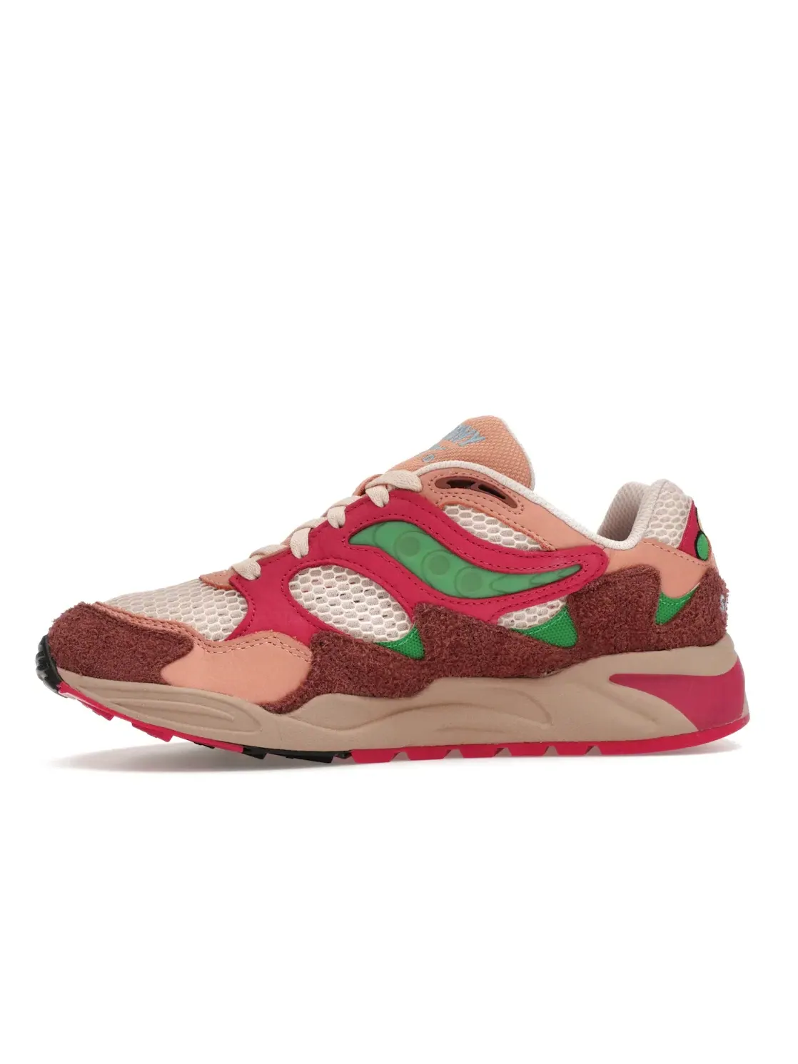 Мужские кроссовки с принтом Saucony Grid Shadow 2 — изображение 3 из 4, коричневый