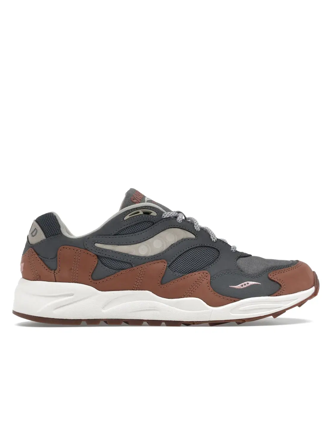 Мужские кроссовки Lifestyle Saucony Grid Shadow 2 — изображение 1 из 4, серый/коричневый