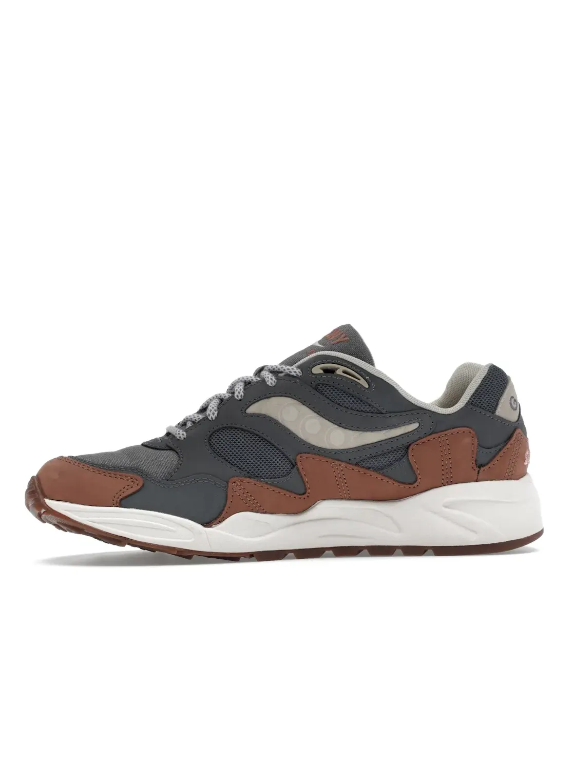 Мужские кроссовки Lifestyle Saucony Grid Shadow 2 — изображение 3 из 4, серый/коричневый