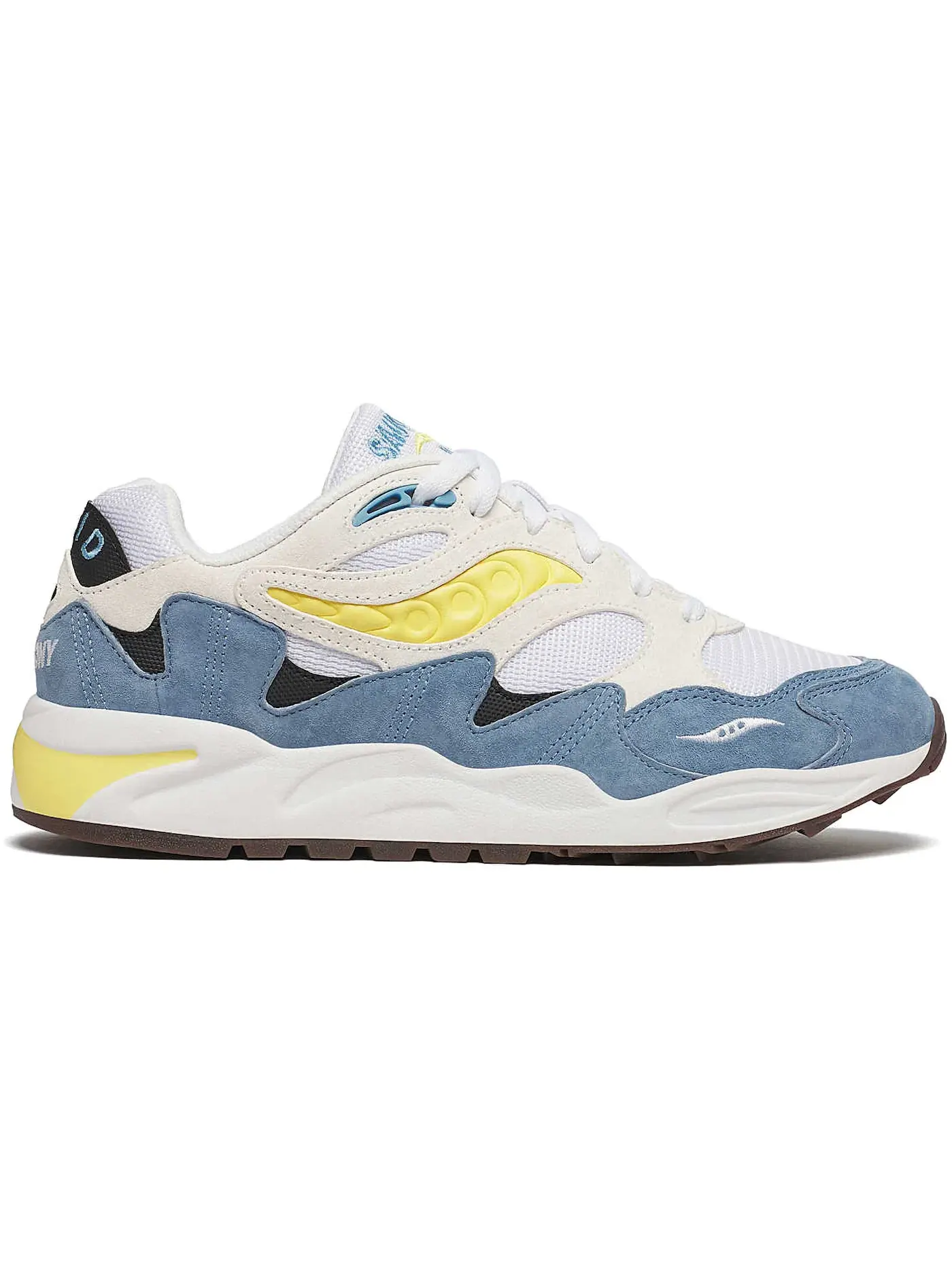 Мужские кроссовки Lifestyle Saucony Grid Shadow 2 — изображение 1 из 1, белый синий