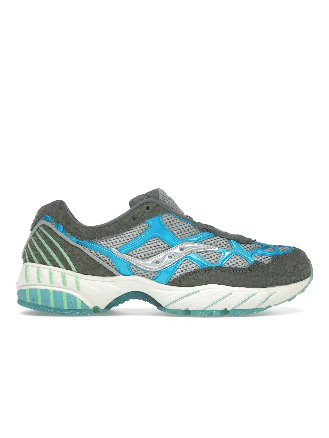Мужские кроссовки Lifestyle Saucony Grid Web — изображение 1 из 4, черный/серый/синий