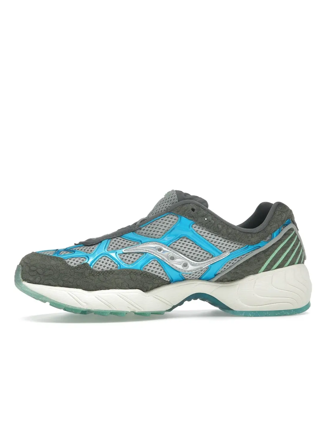 Мужские кроссовки Lifestyle Saucony Grid Web — изображение 3 из 4, черный/серый/синий