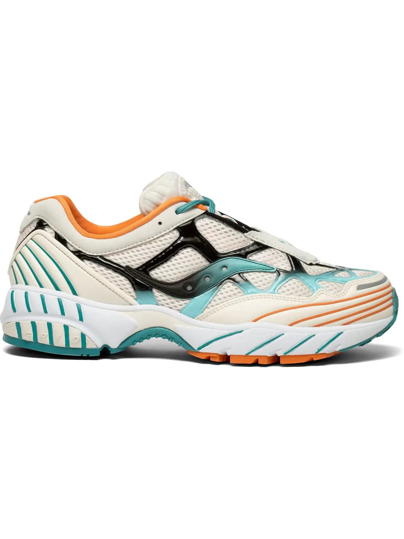 Мужские кроссовки Lifestyle Saucony Grid Web — изображение 1 из 2, бежевый/черный/синий
