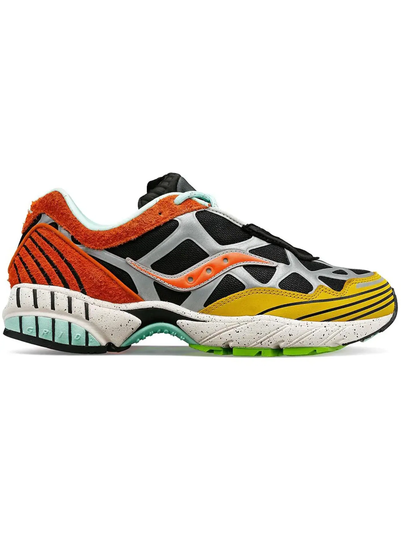Мужские кроссовки Lifestyle Saucony Grid Web — изображение 1 из 1, коричневый