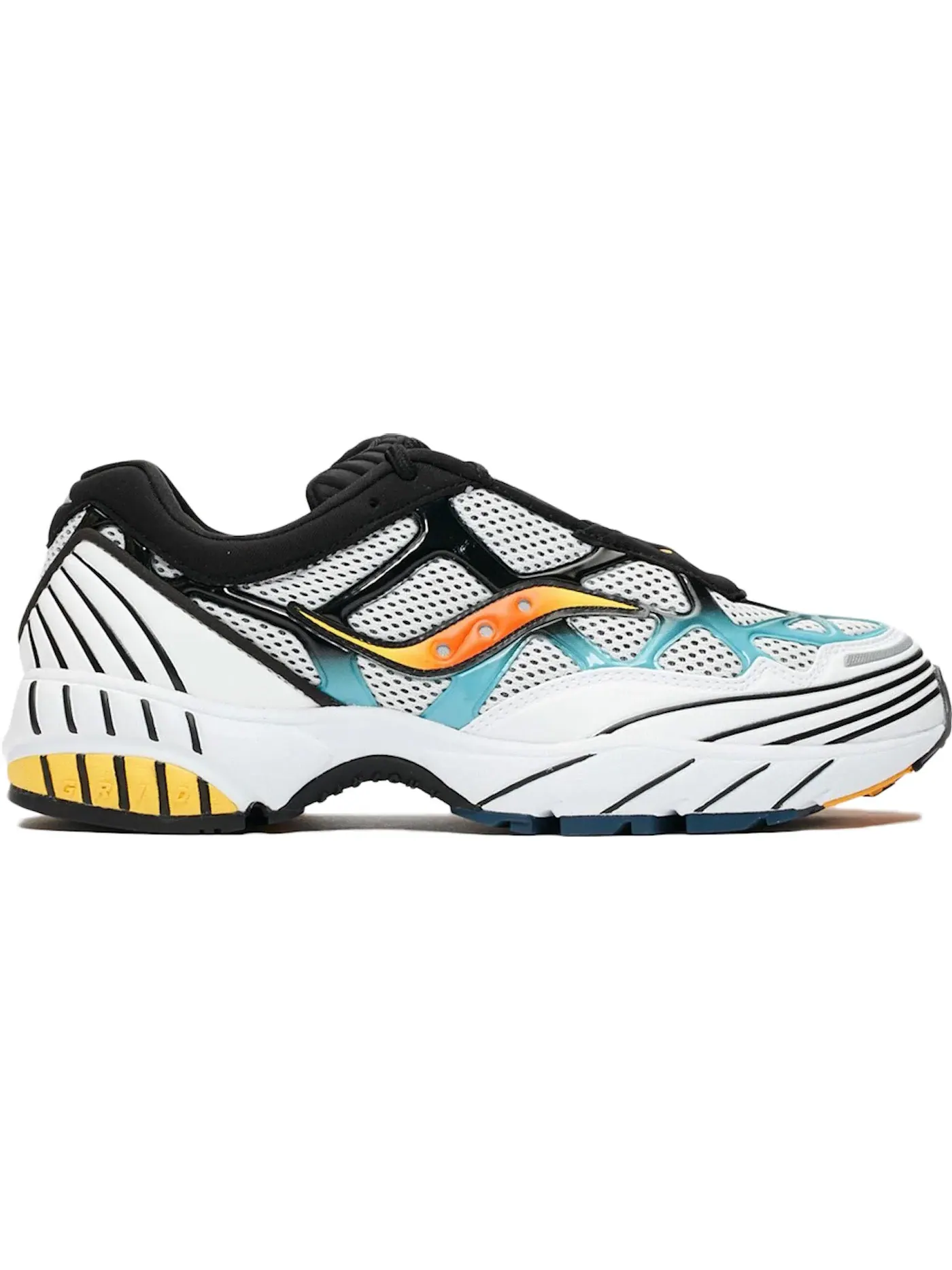 Мужские кроссовки Lifestyle Saucony Grid Web — изображение 1 из 1, белый/серый/синий