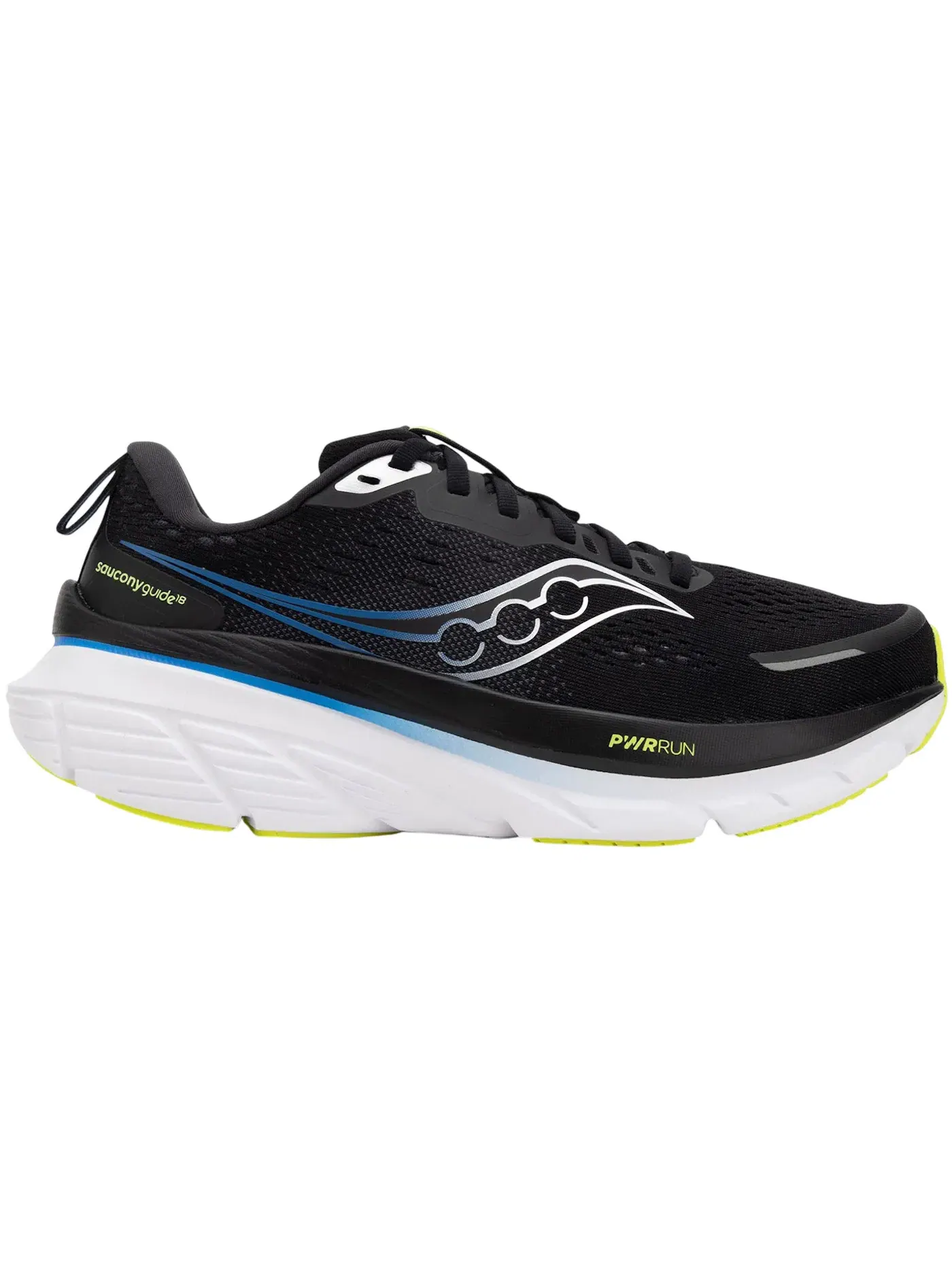 Мужские кроссовки для бега с поддержкой Saucony Guide 18 — изображение 1 из 1, черный