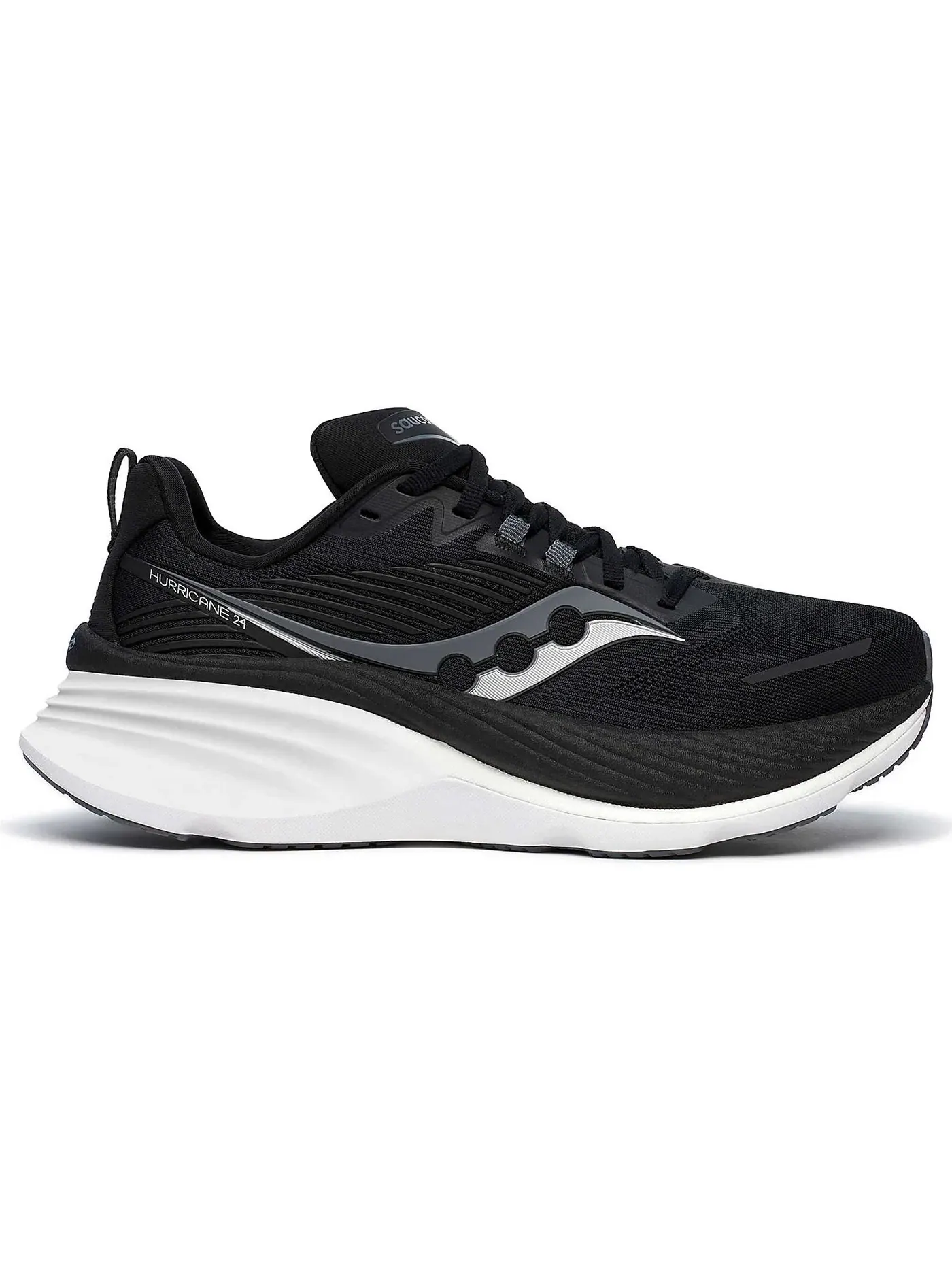 Женские кроссовки для бега с амортизацией Saucony Hurricane 24 — изображение 1 из 1, черный