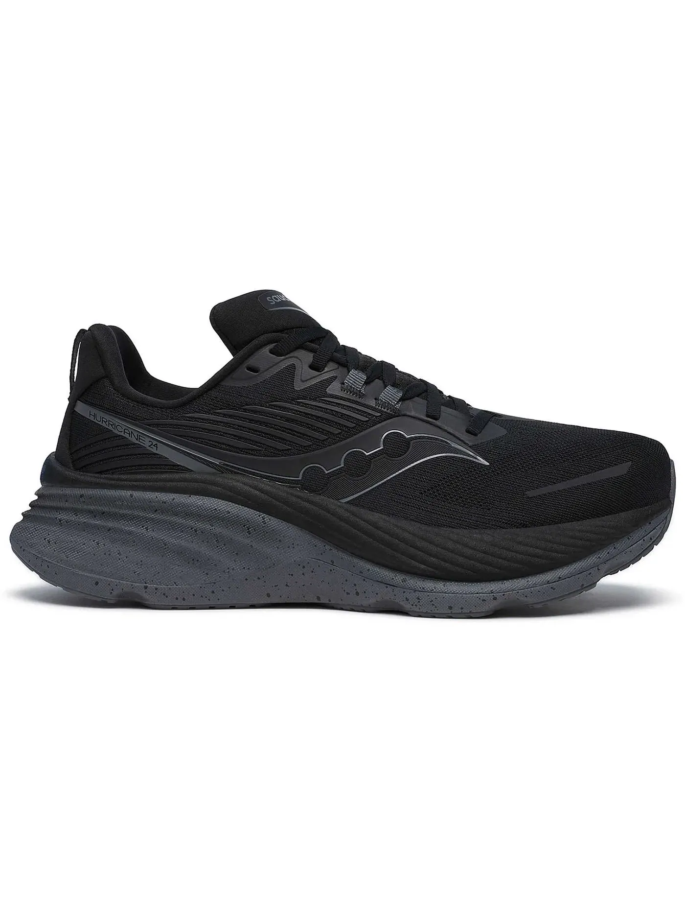 Мужские кроссовки для бега с поддержкой Saucony Hurricane 24 — изображение 1 из 1, черный