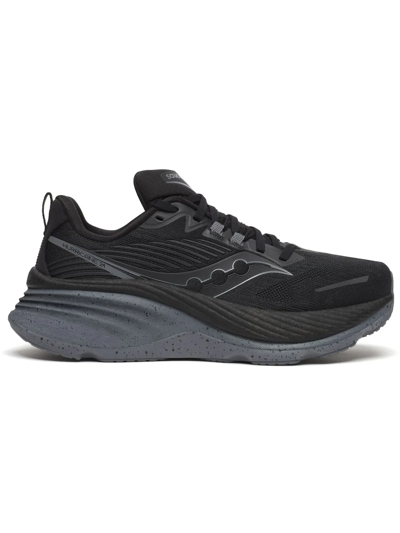 Женские кроссовки для бега с амортизацией Saucony Hurricane 24 — изображение 1 из 1, черный