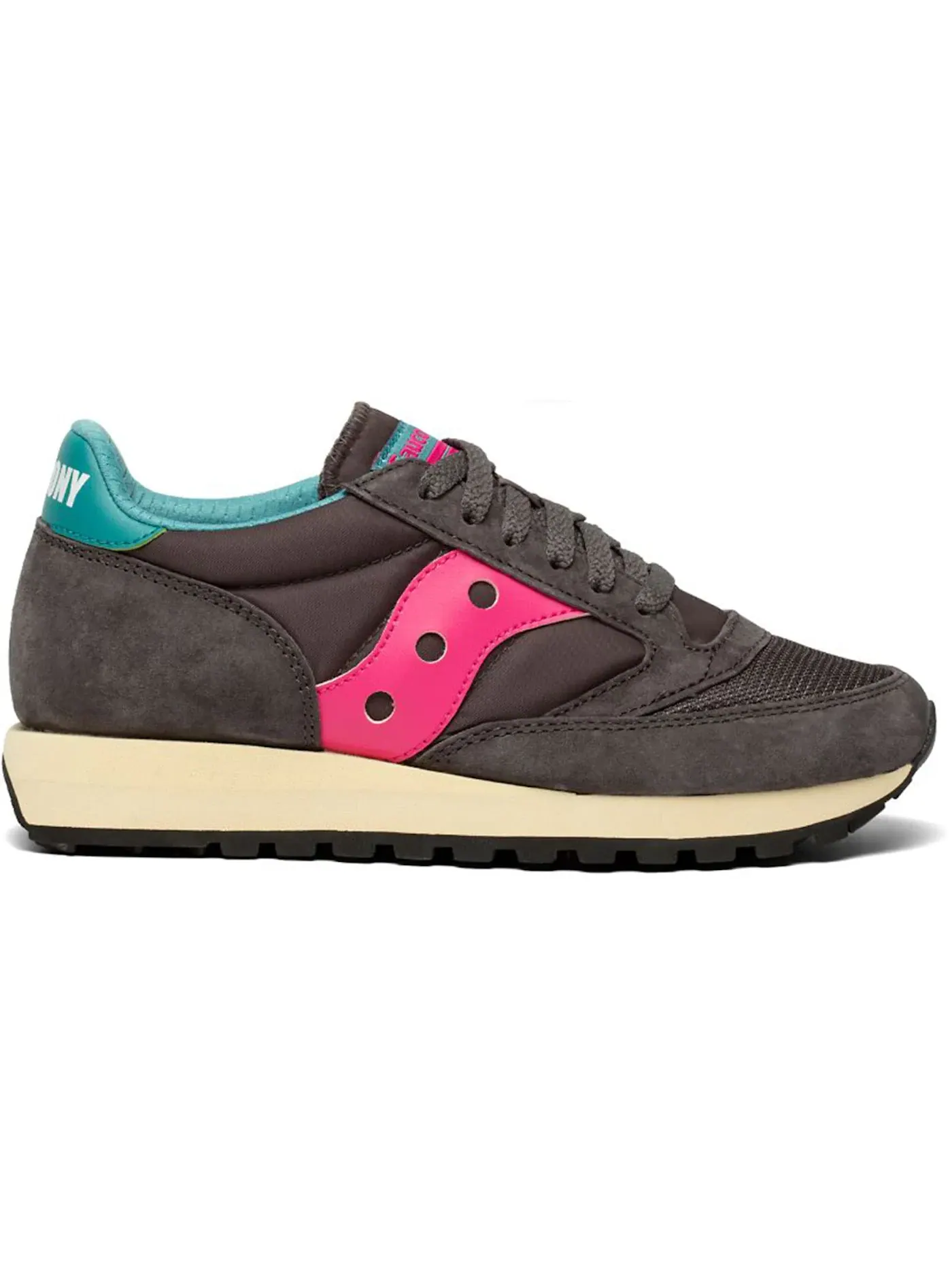 Женские кроссовки Lifestyle Saucony Jazz 81 — изображение 1 из 1, темный серый розовый