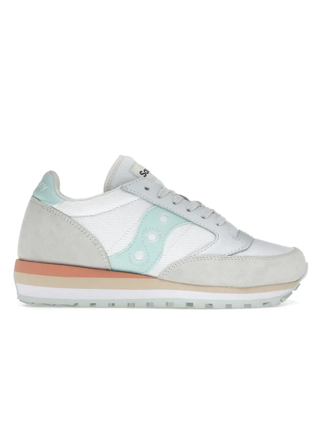 Женские кроссовки Lifestyle Saucony Jazz Triple — изображение 1 из 4, белый/светлый синий