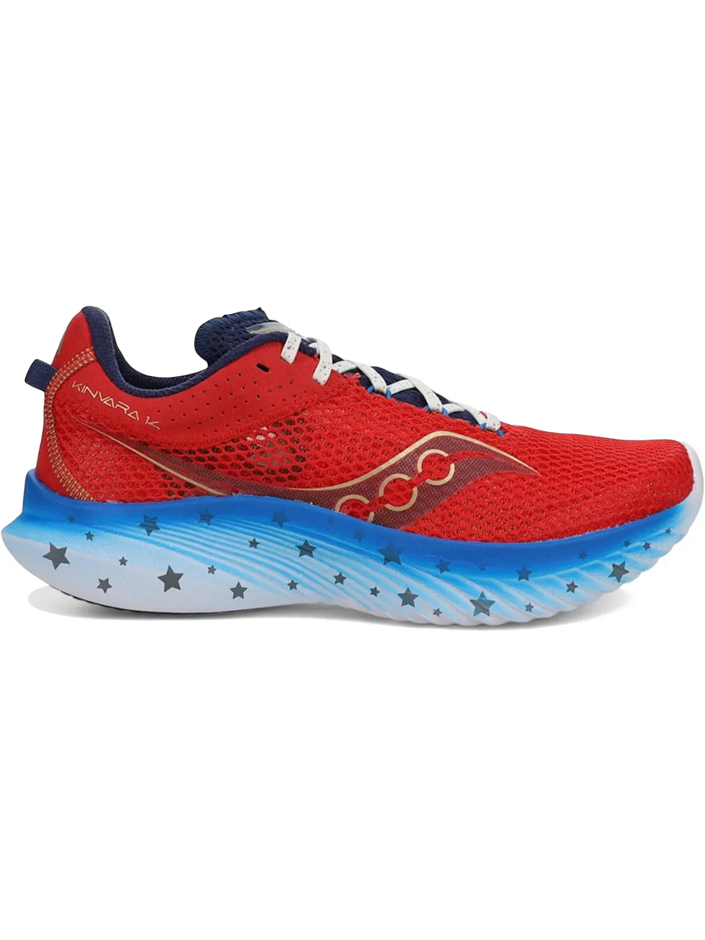 Мужские кроссовки для бега Saucony Kinvara 14 — изображение 1 из 1, красный/белый/синий
