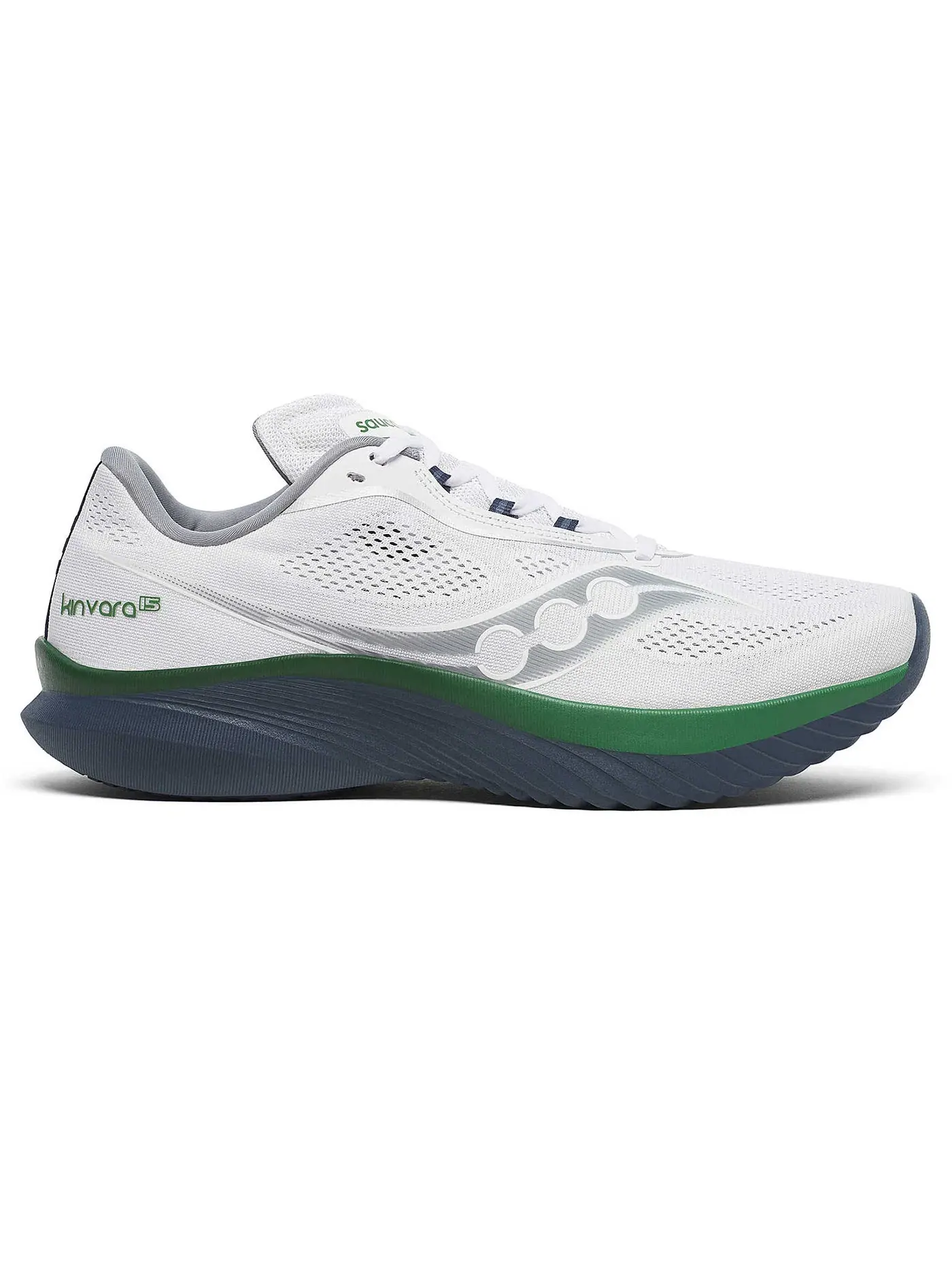 Мужские кроссовки для бега Saucony Kinvara 15 — изображение 1 из 1, белый/темно-синий