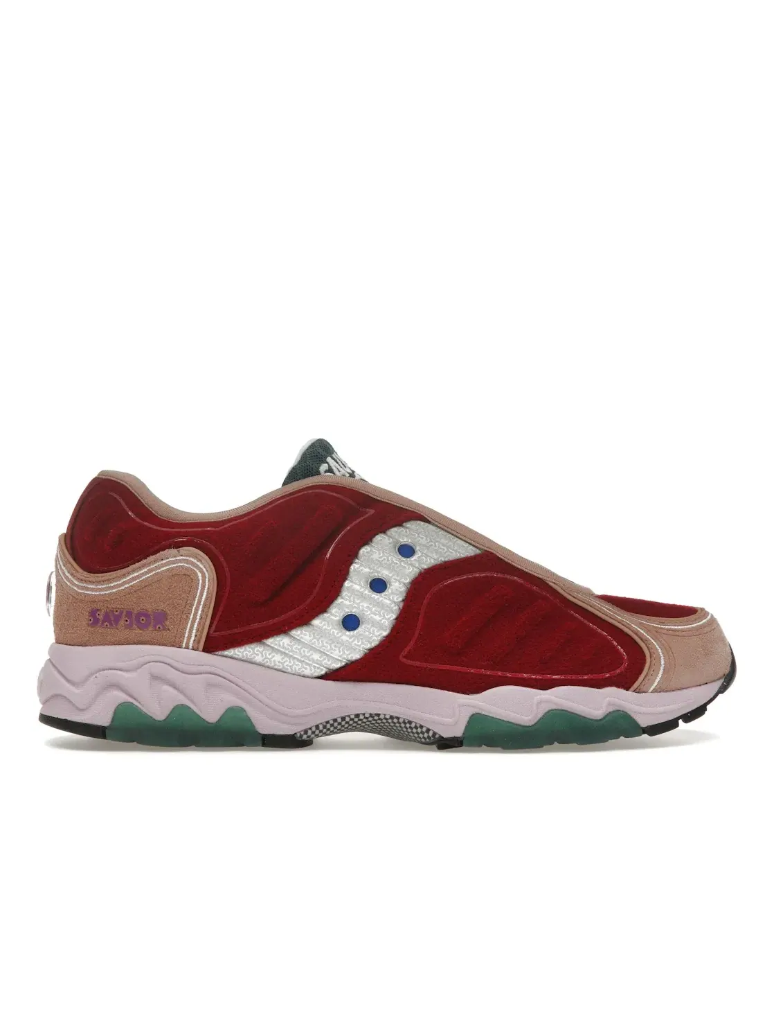 Мужские кроссовки Lifestyle Saucony Matrix — изображение 1 из 4, бордовый