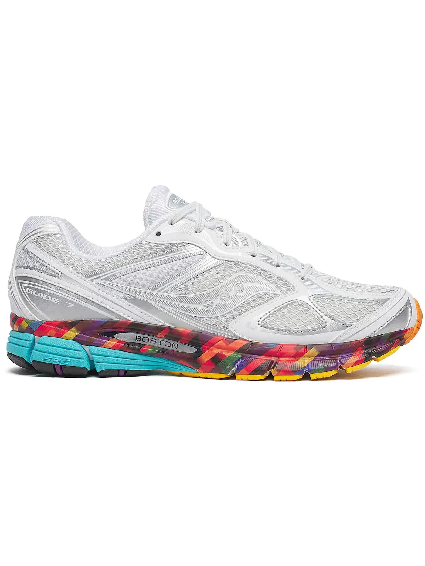 Мужские кроссовки Lifestyle ProGrid Guide 7 Saucony — изображение 1 из 1, белый/мульти