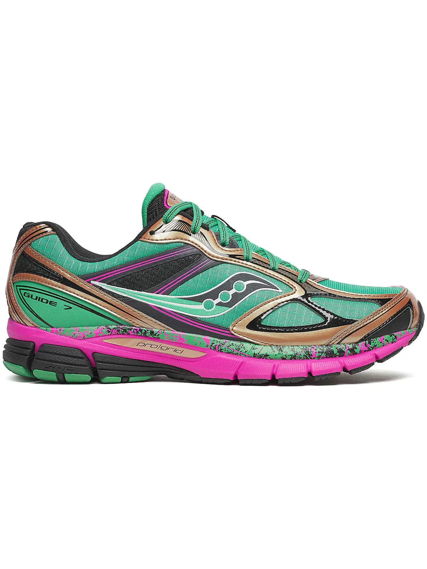 Мужские кроссовки Lifestyle Saucony ProGrid Guide 7 — изображение 1 из 1, зеленый