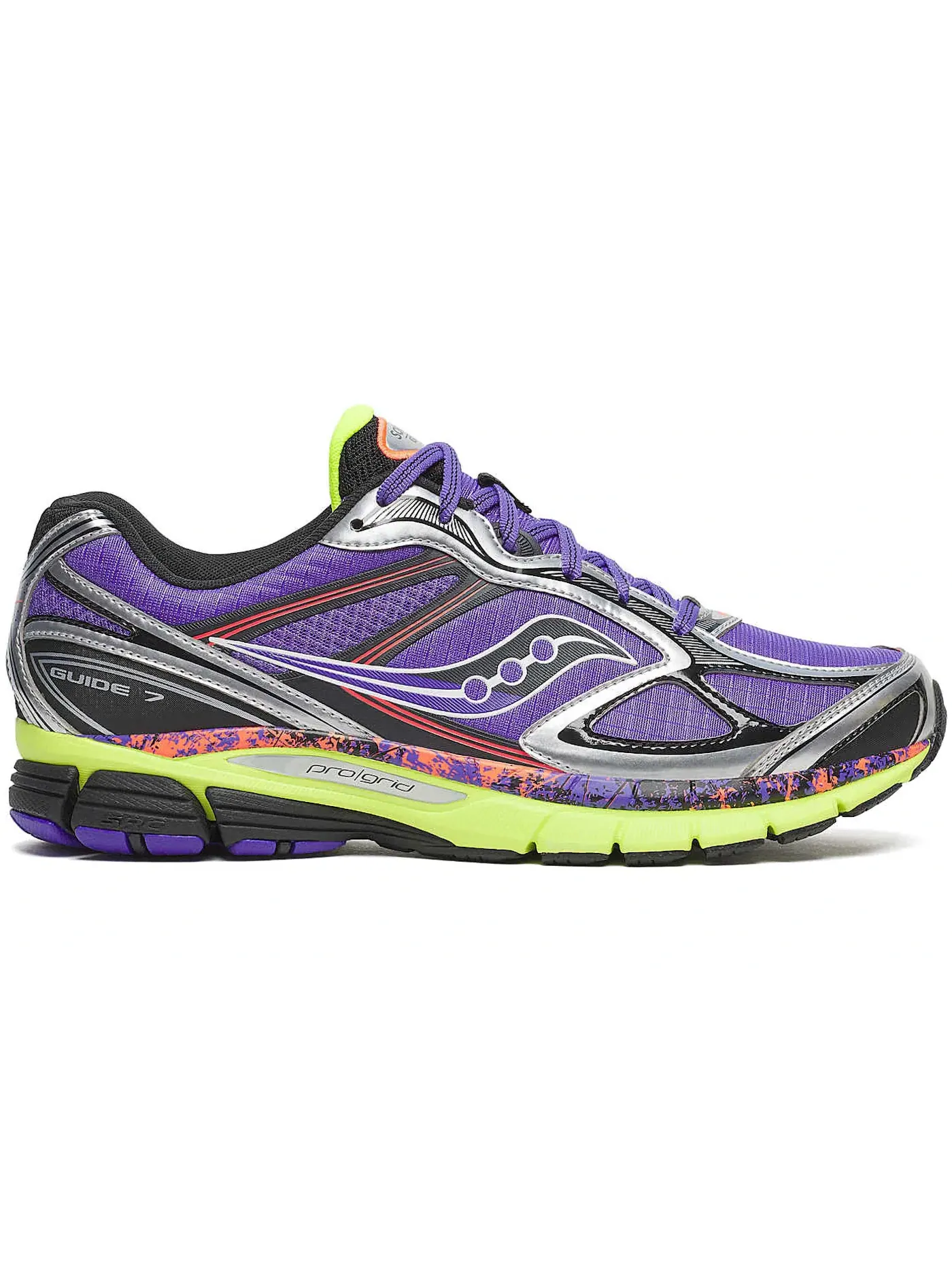 Мужские кроссовки Lifestyle Saucony ProGrid Guide 7 — изображение 1 из 1, фиолетовый