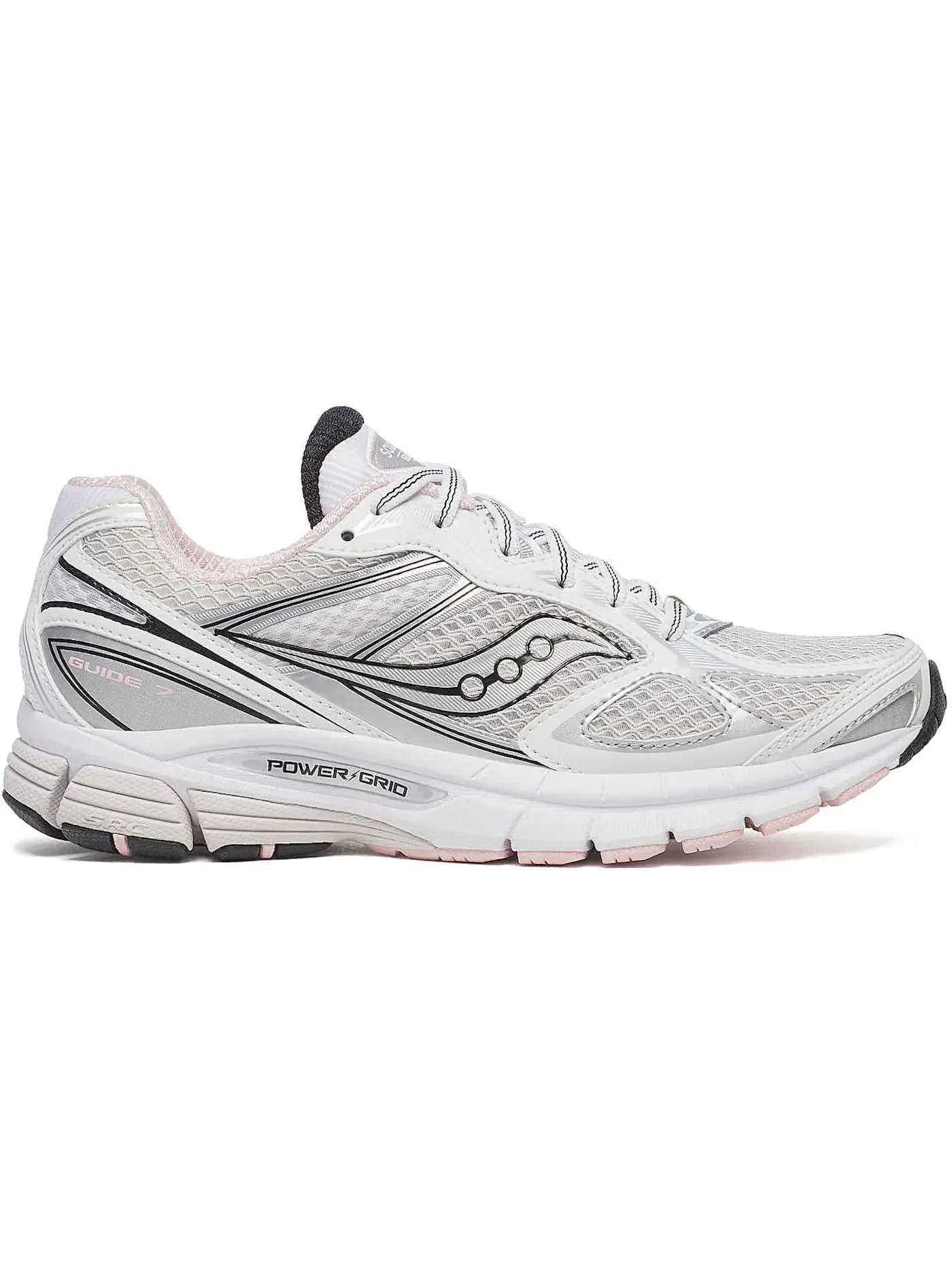 Женские кроссовки для бега Saucony ProGrid Guide 7 — изображение 1 из 1, белый/розовый