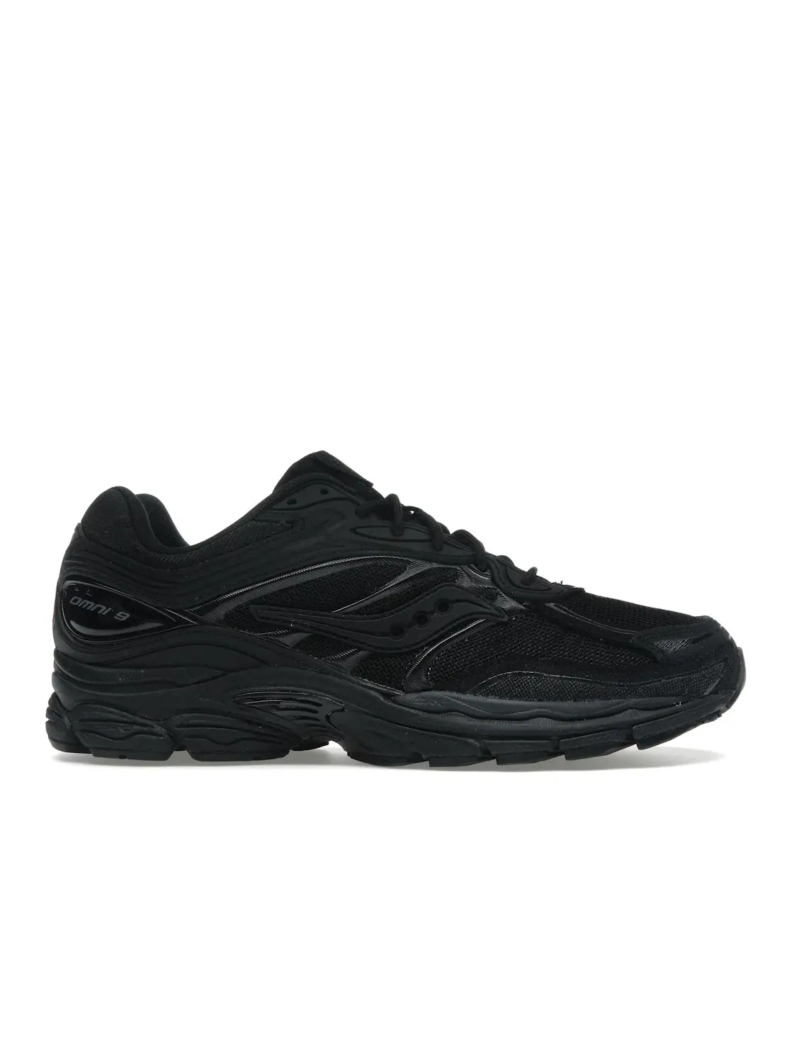 Мужские кроссовки с амортизацией ProGrid Omni 9 Armor Black Saucony — изображение 1 из 4, черный