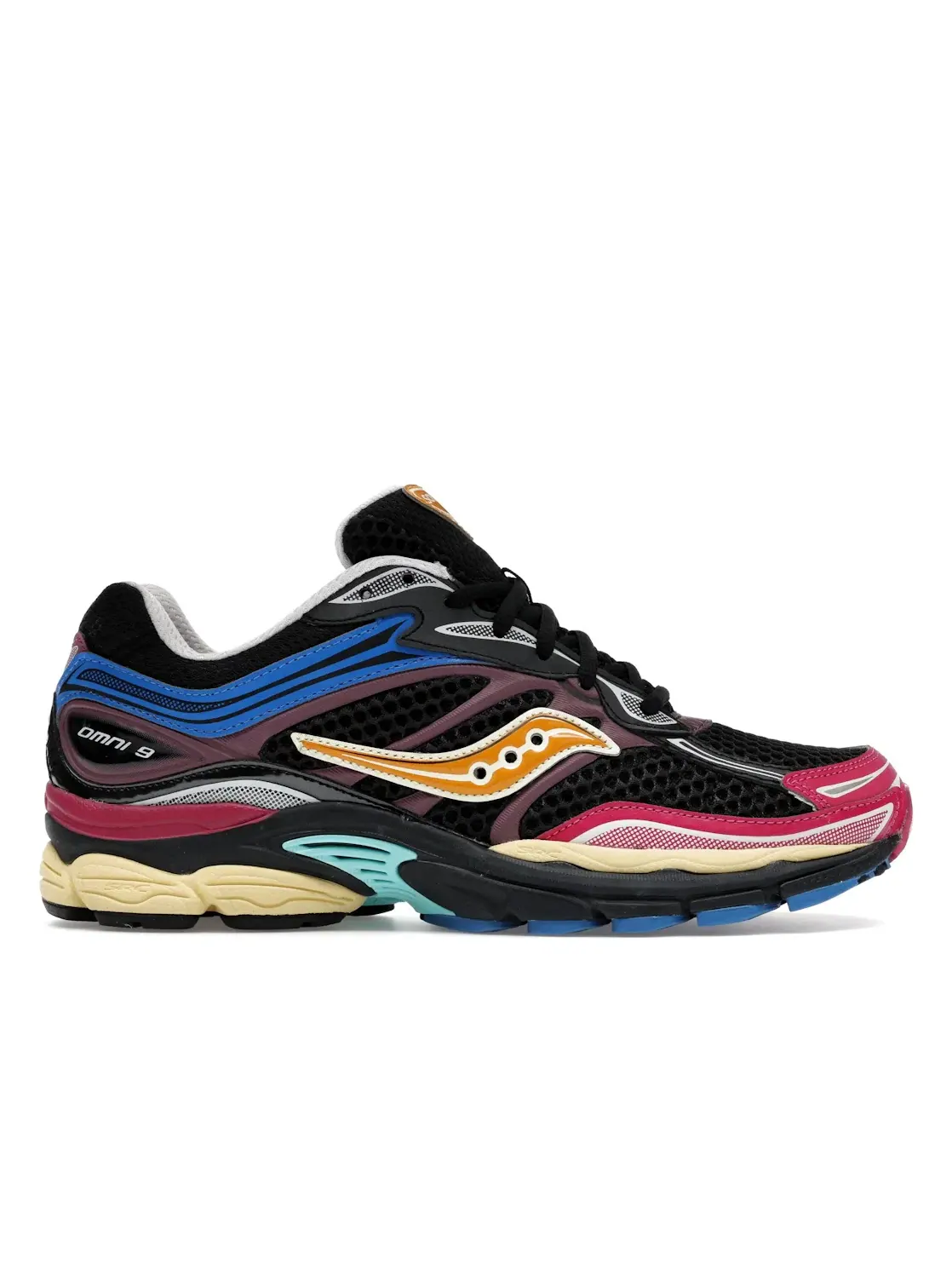 Мужские кроссовки Lifestyle с амортизацией ProGrid Omni 9 Saucony — изображение 1 из 4, черный мульти