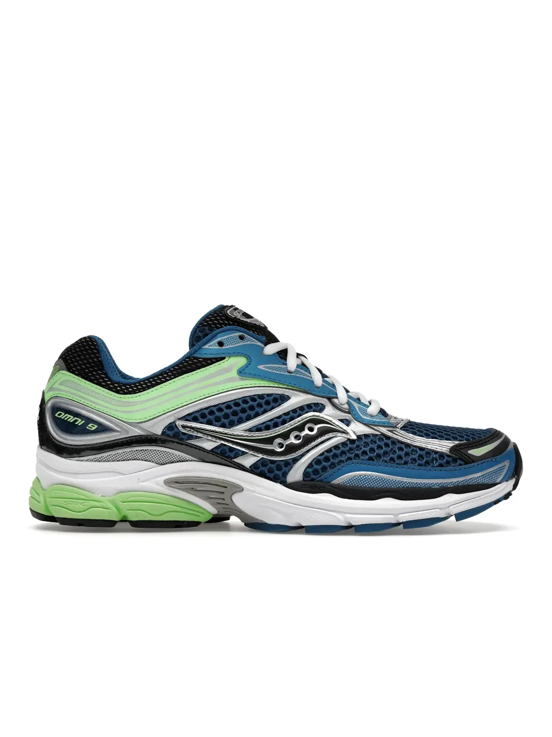 Мужские кроссовки Lifestyle с контрастными акцентами Saucony ProGrid Omni 9 — изображение 1 из 4, синий