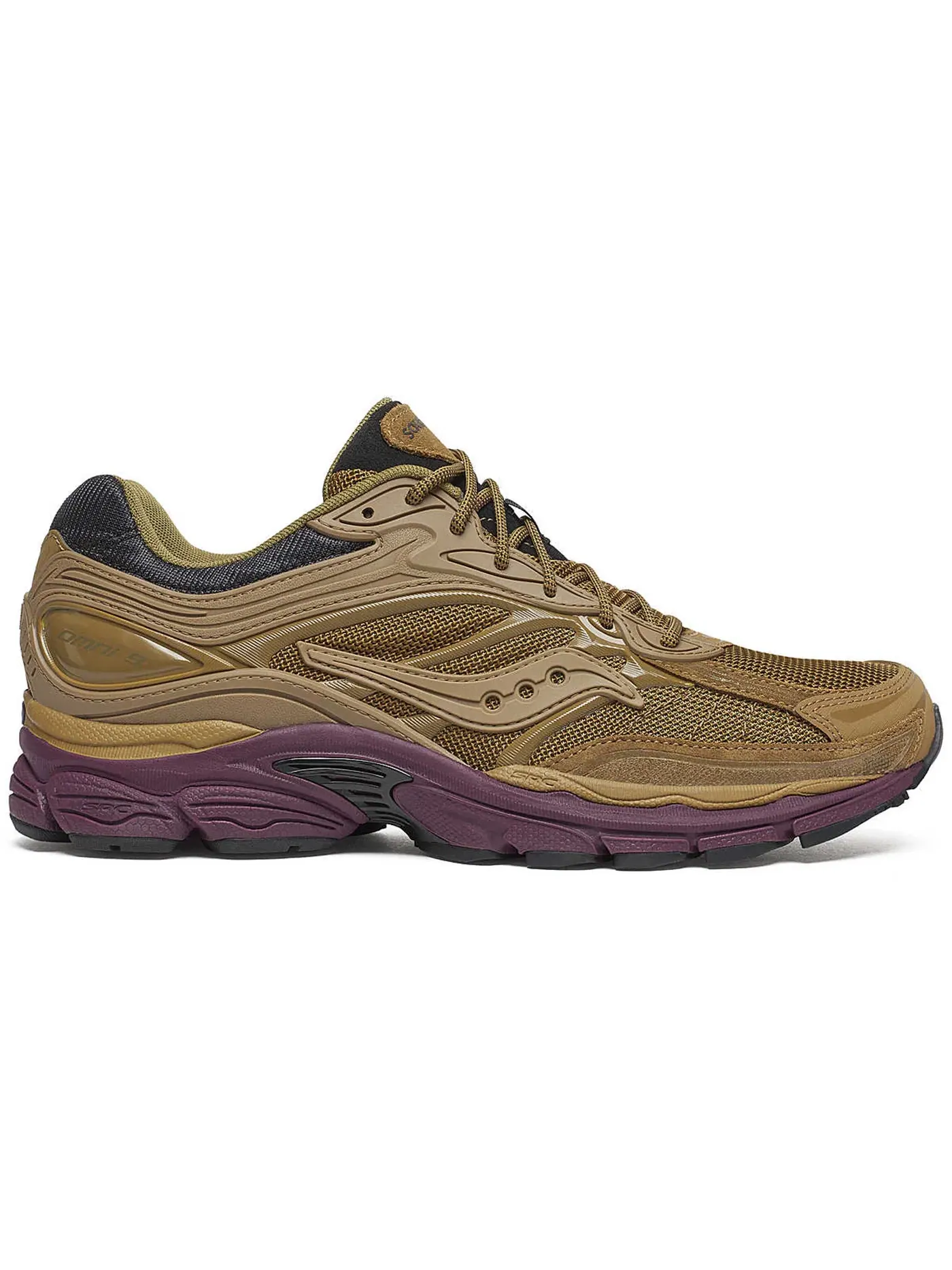 Мужские кроссовки с сетчатым верхом Saucony ProGrid Omni 9 — изображение 1 из 1, коричневый винный