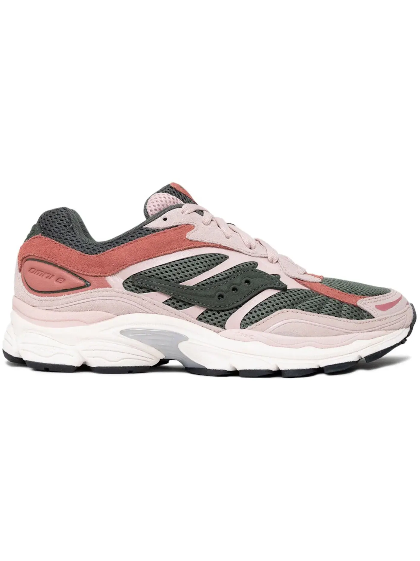 Мужские кроссовки Lifestyle Saucony ProGrid Omni 9 — изображение 1 из 1, розовый зеленый