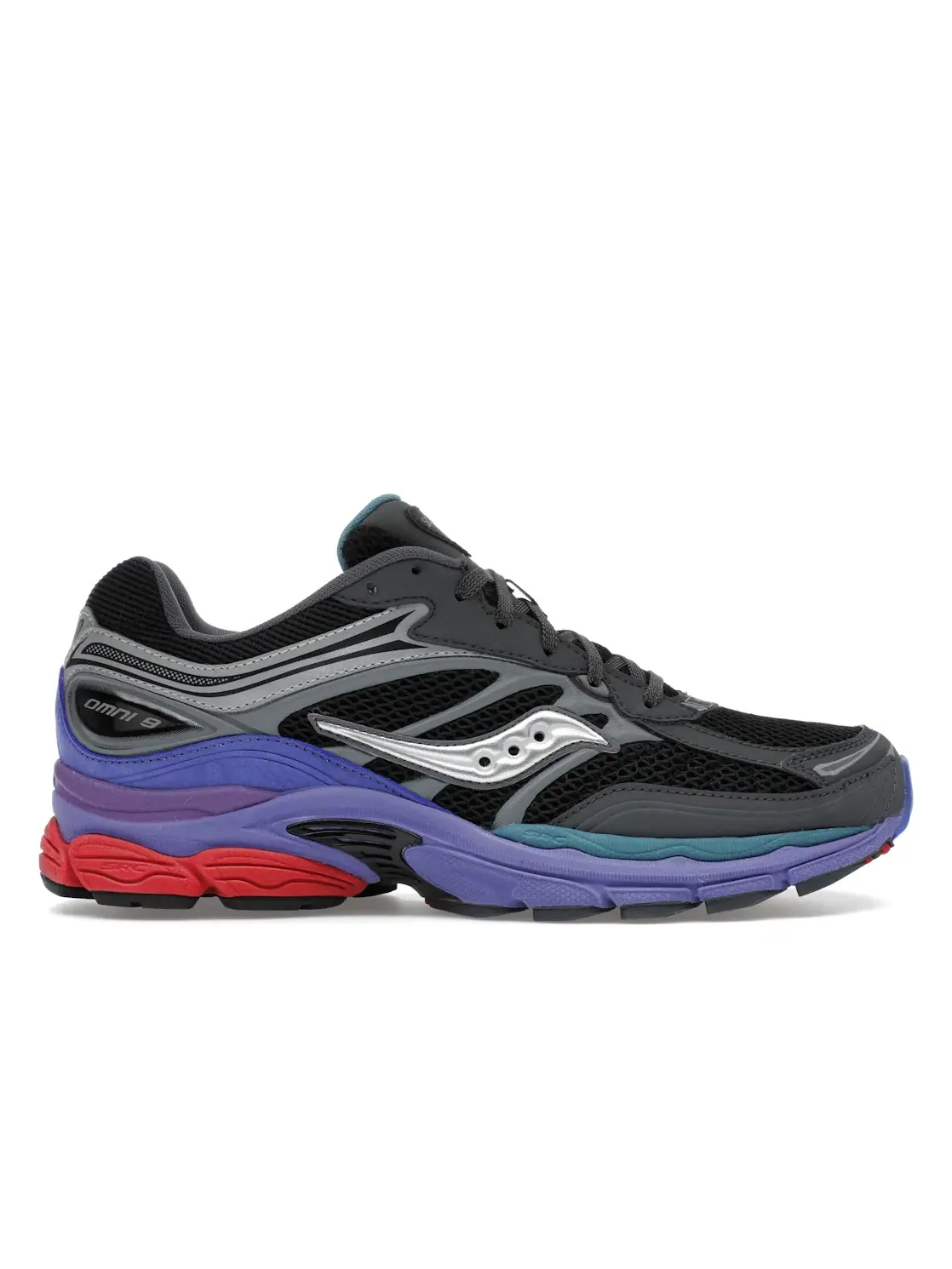 Мужские кроссовки Lifestyle Saucony ProGrid Omni 9 — изображение 1 из 4, черный мульти