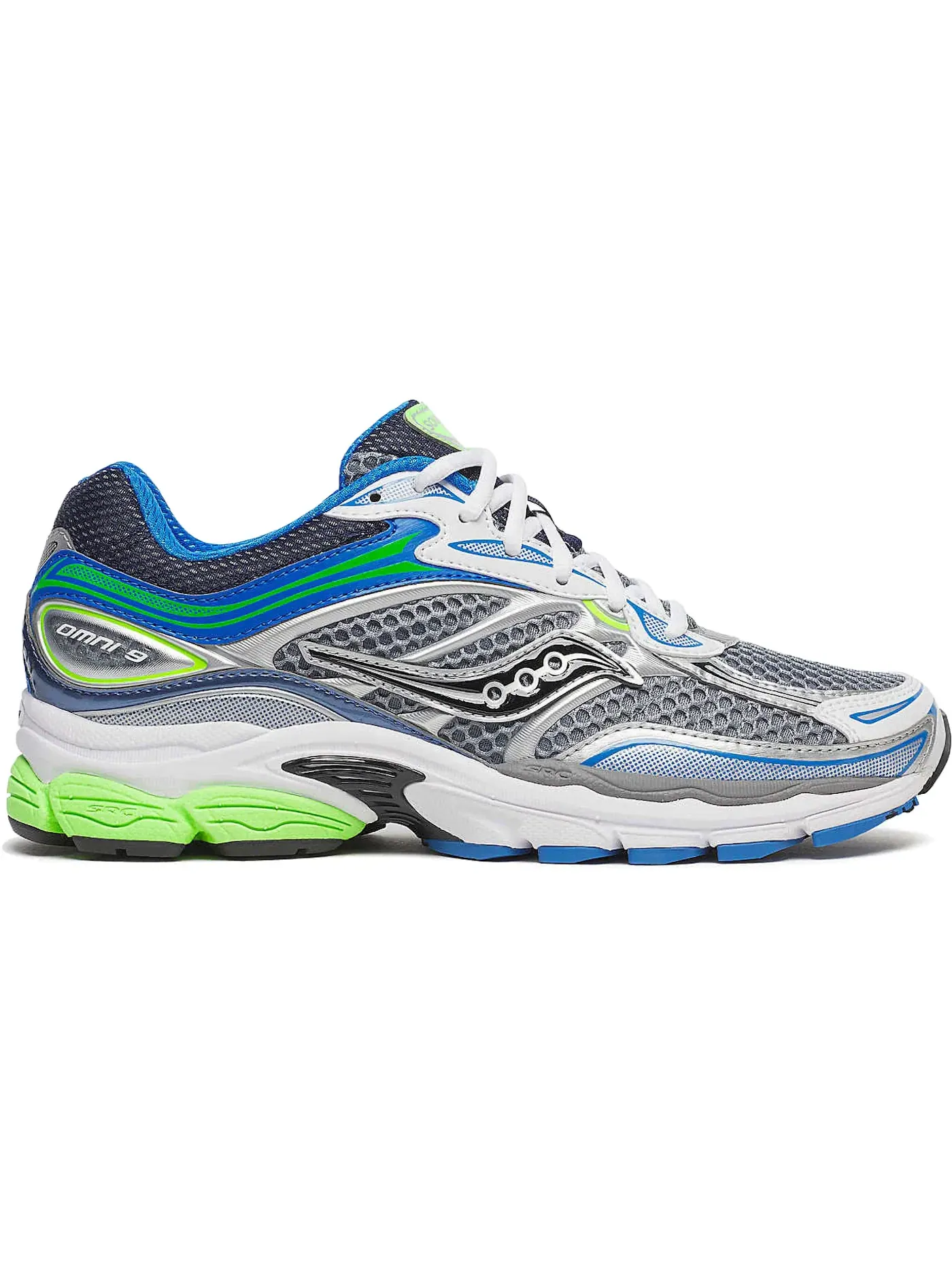 Мужские кроссовки Lifestyle с сетчатым верхом Saucony ProGrid Omni 9 — изображение 1 из 1, серый