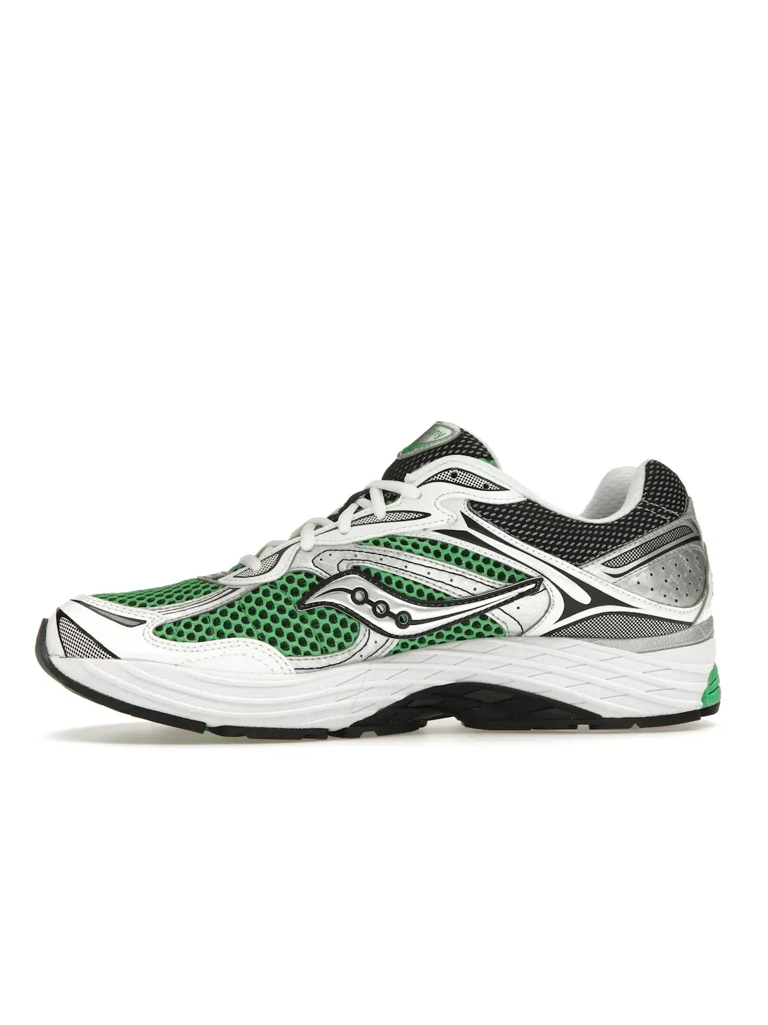 Мужские кроссовки Lifestyle с ретро-дизайном Saucony ProGrid Omni 9 OG — изображение 3 из 4, зеленый/серебристый