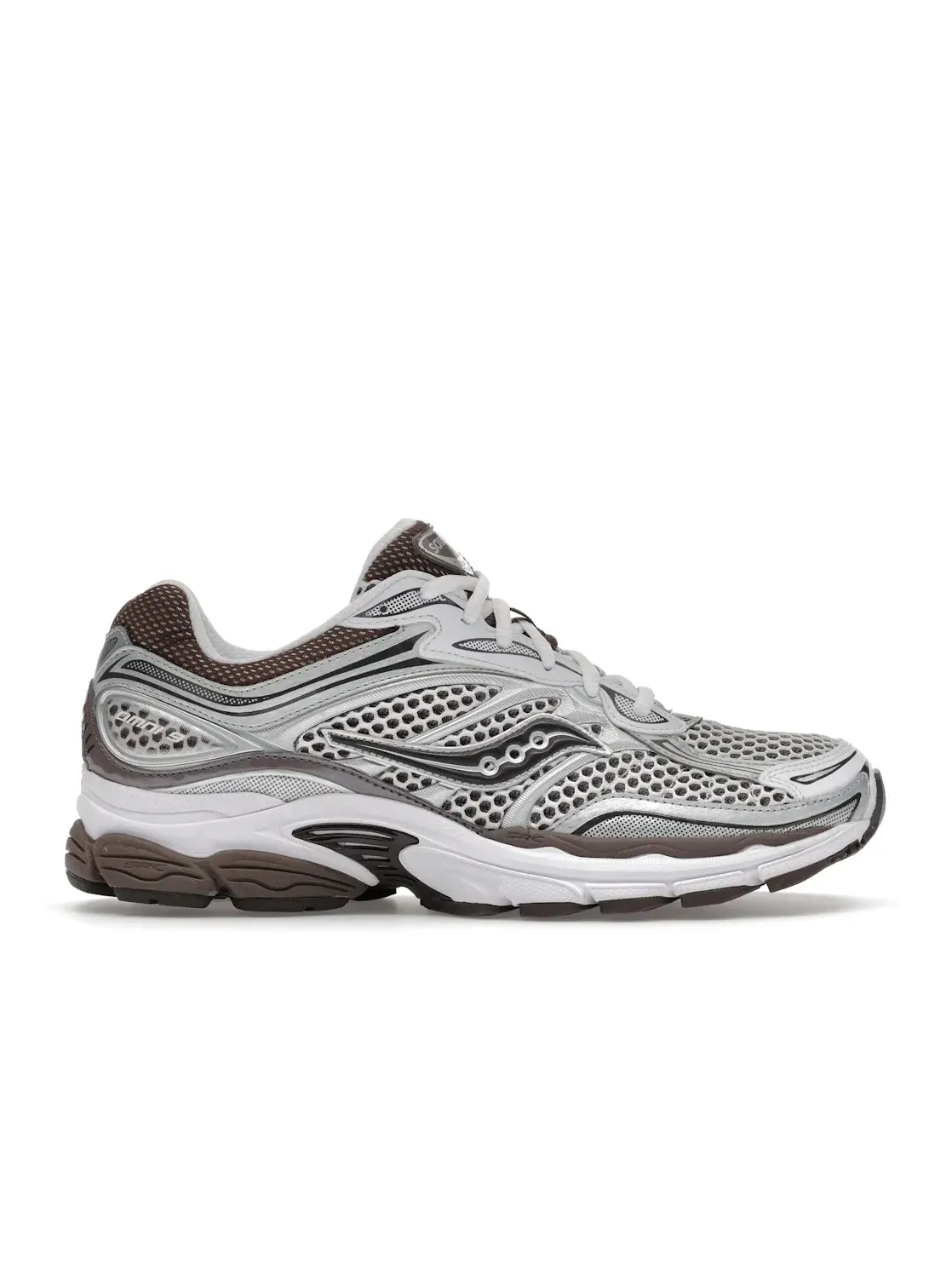 Мужские кроссовки с классическим дизайном Saucony ProGrid Omni 9 OG — изображение 1 из 4, белый/коричневый